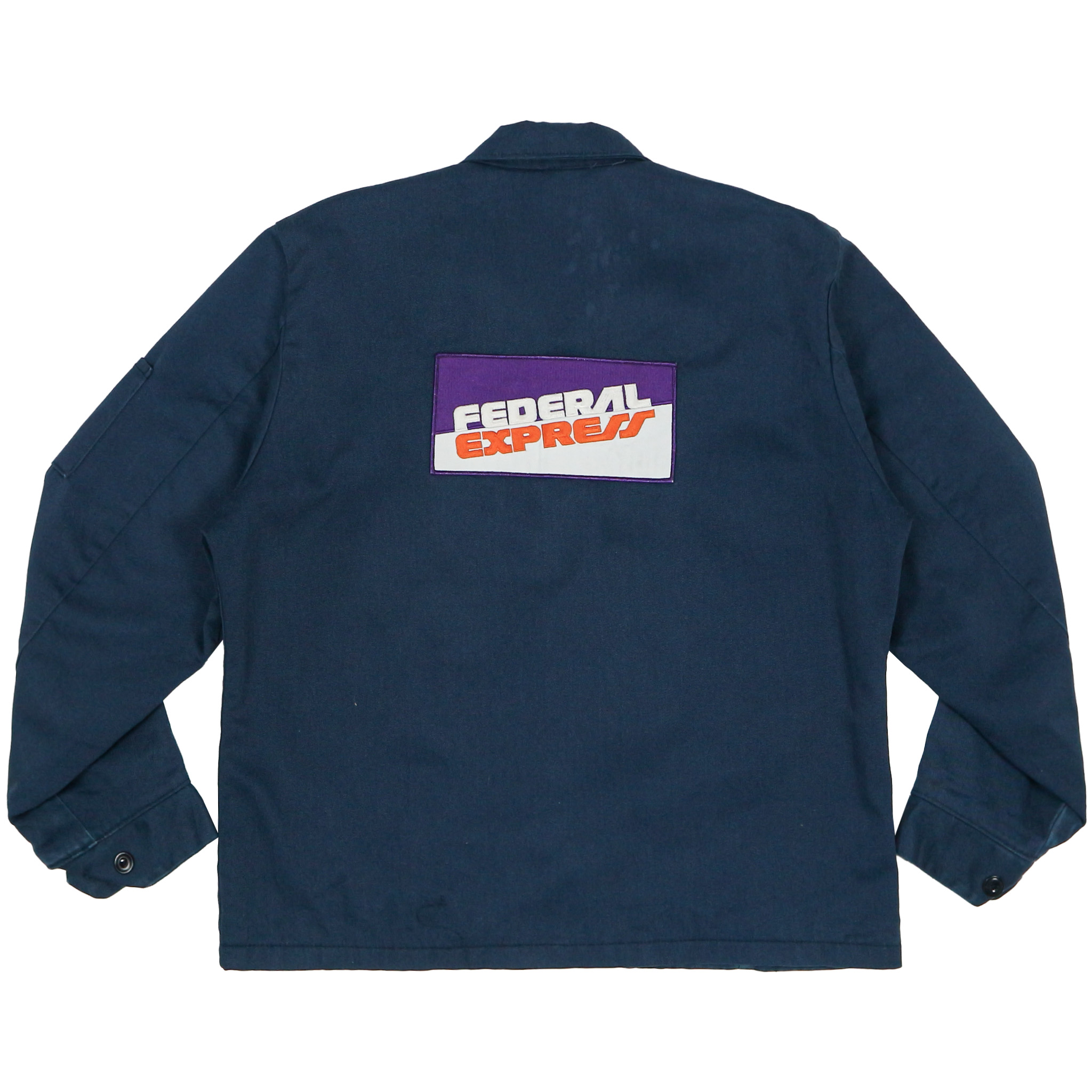 Vintage 80s Big Ben USA FedEx Uniform Work Jacket Size L
