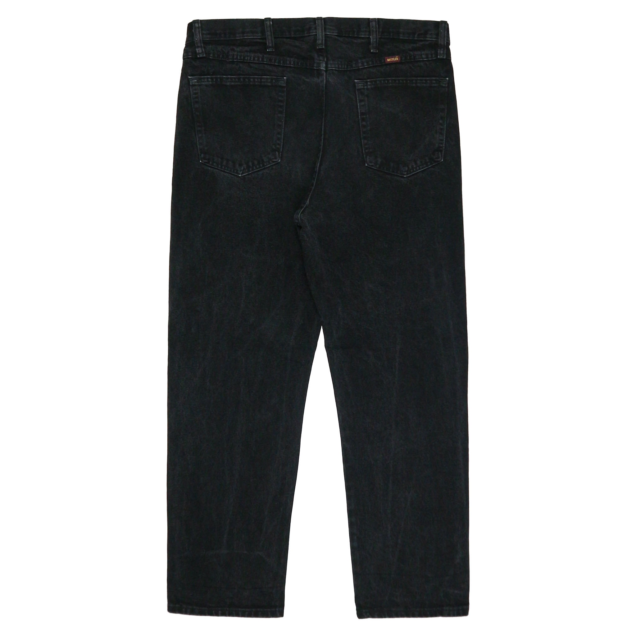 00s Rustler Black Denim Worker Jeans Size 38