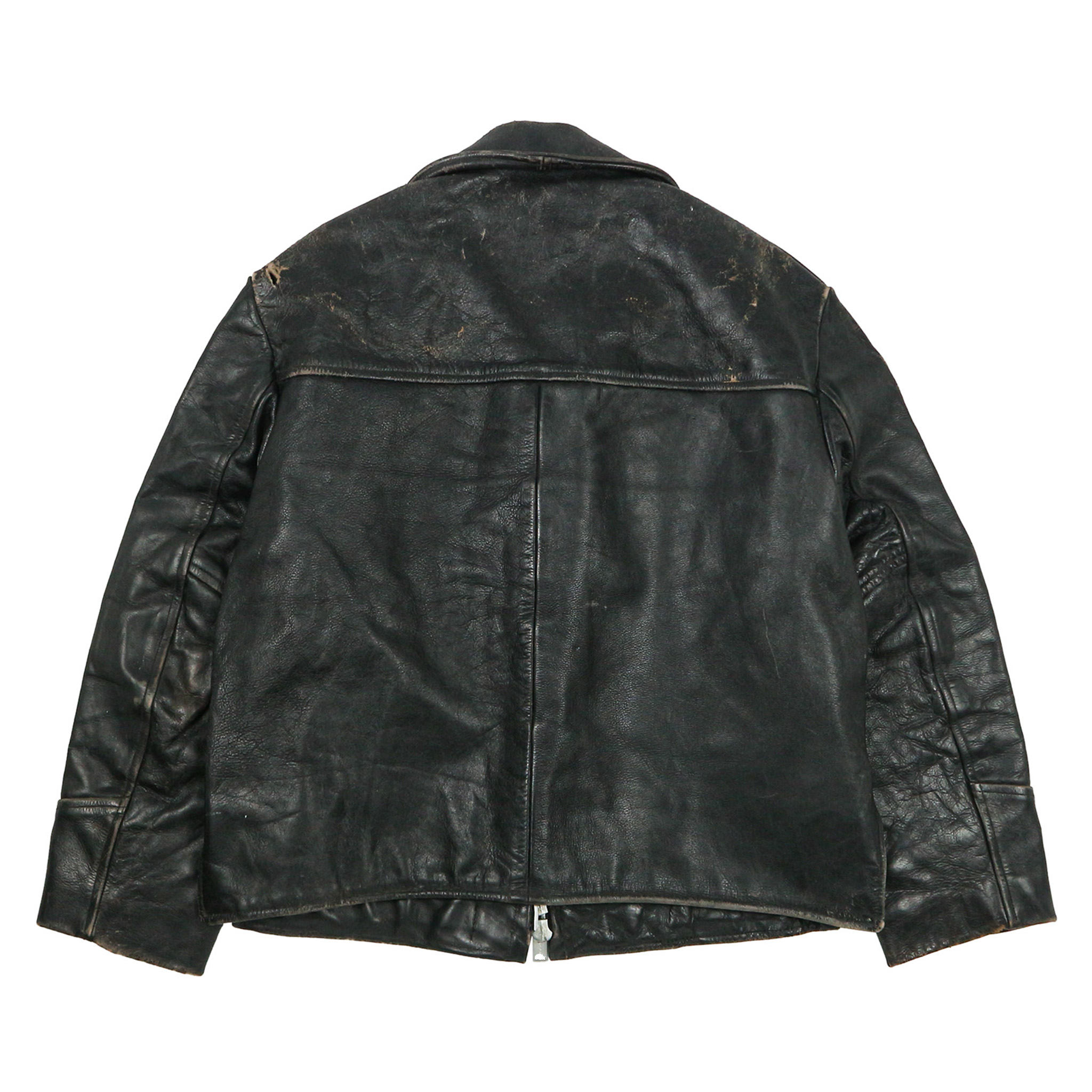 Vintage Miklos Sas NYPD Officer Leather Jacket Size L