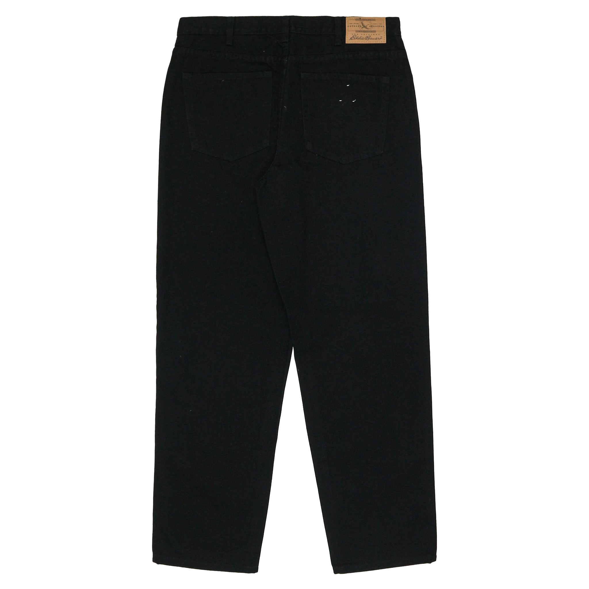 Eddie Bauer Relaxed Fit Black Denim Jeans Size 34