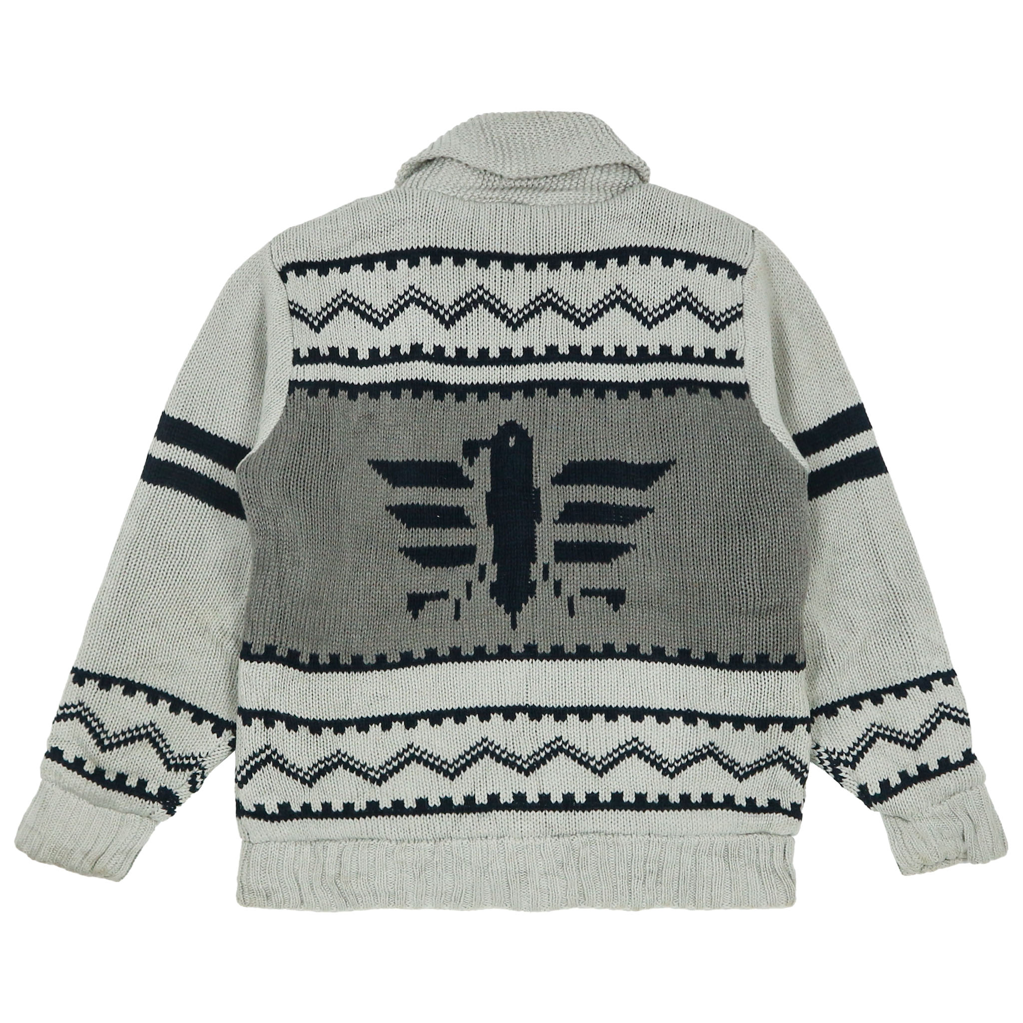 Magical Wave Quilt-lined Knitted Jacket Size M