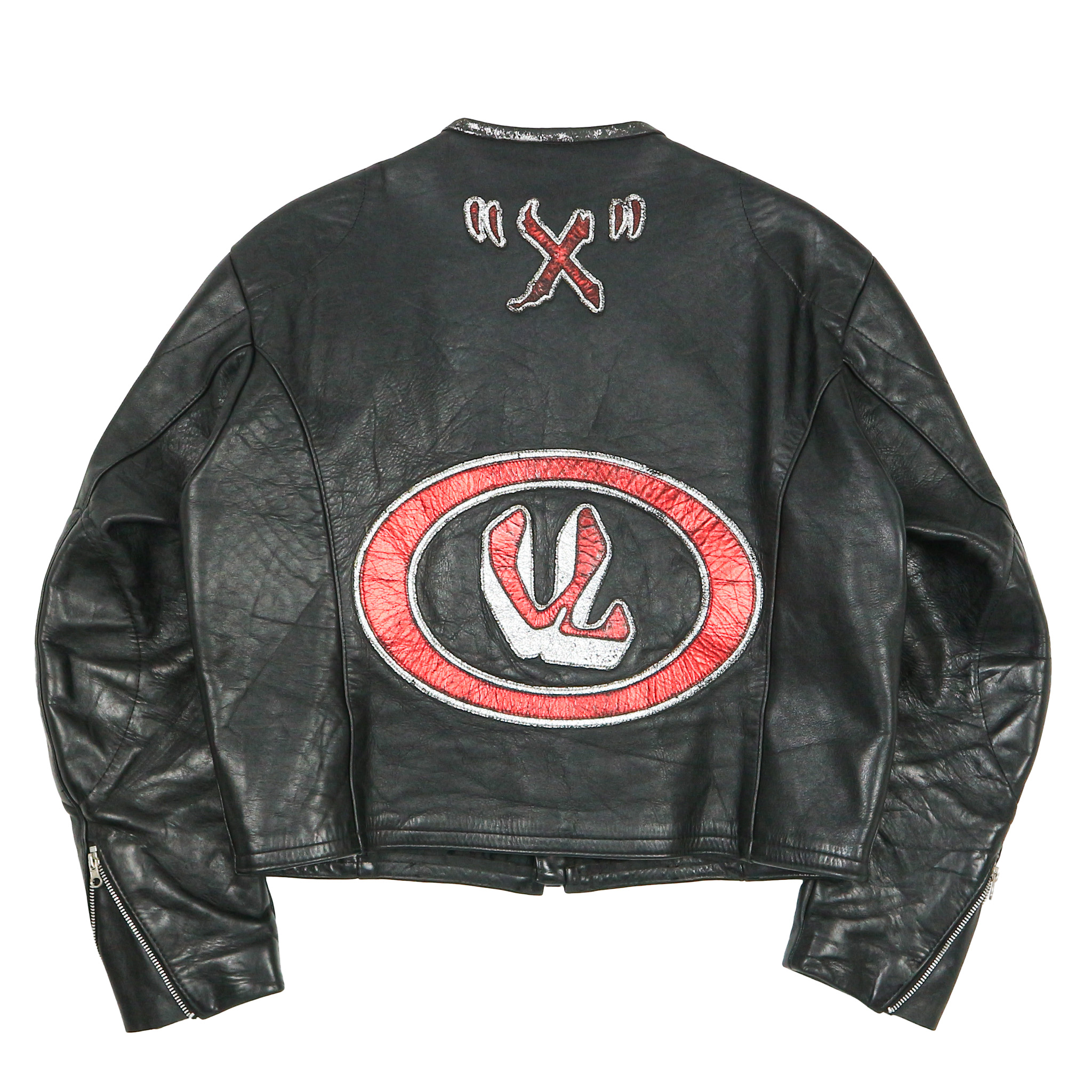 Vanson Custom Racing Leather Jacket Size XL
