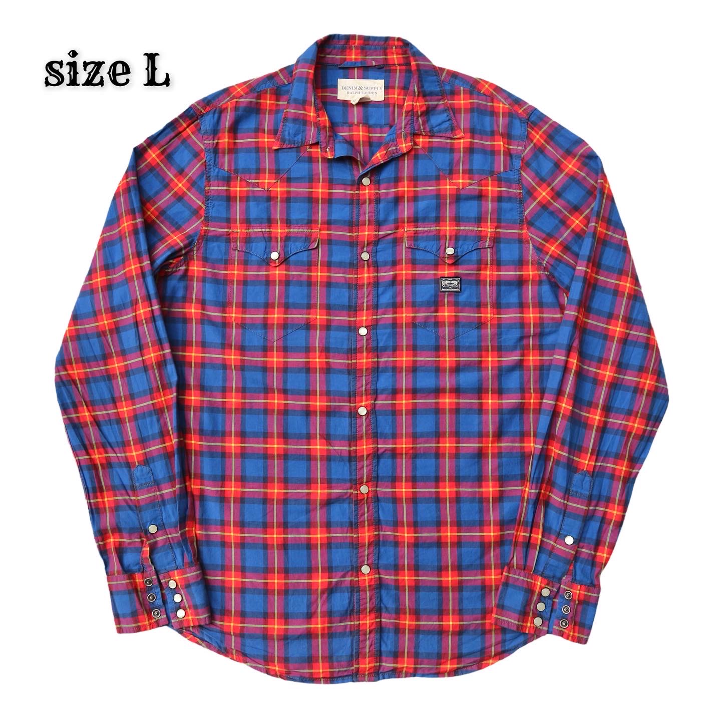 Denim & Supply Ralph Lauren Western Shirt Size L