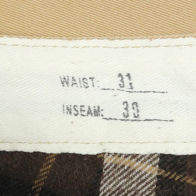 Eddie Bauer Flannel Lined Khaki Pants Size 32