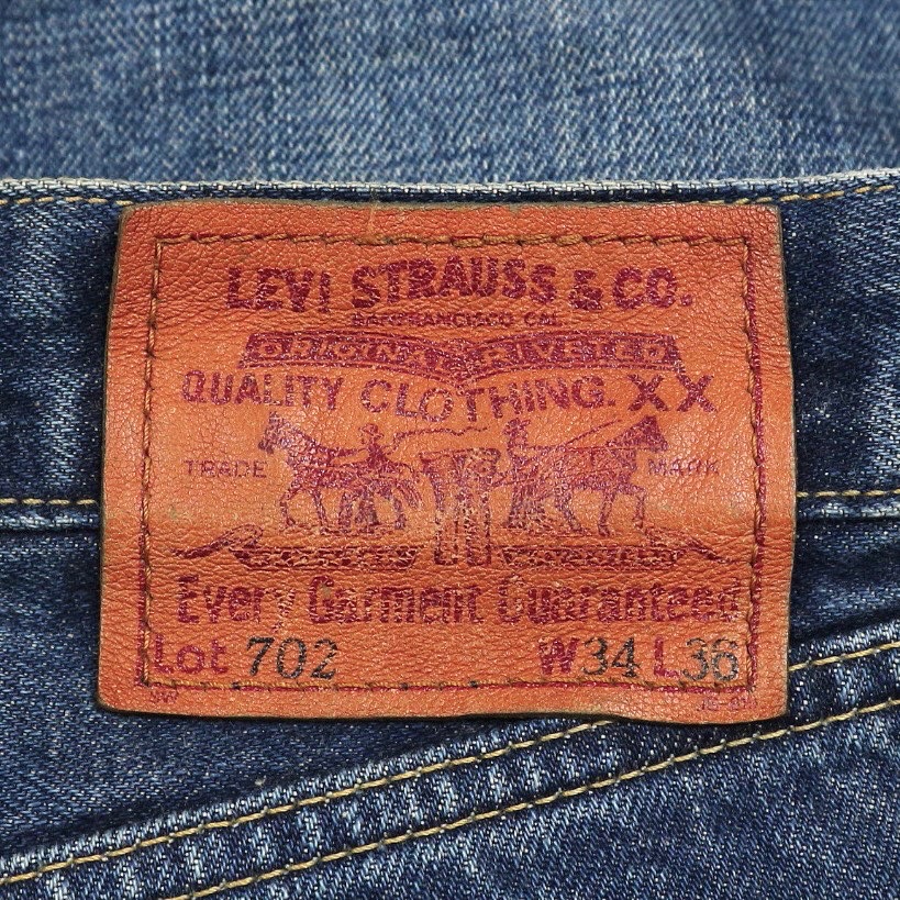 90s Levi's 702 Selvedge Denim Jeans Size 34