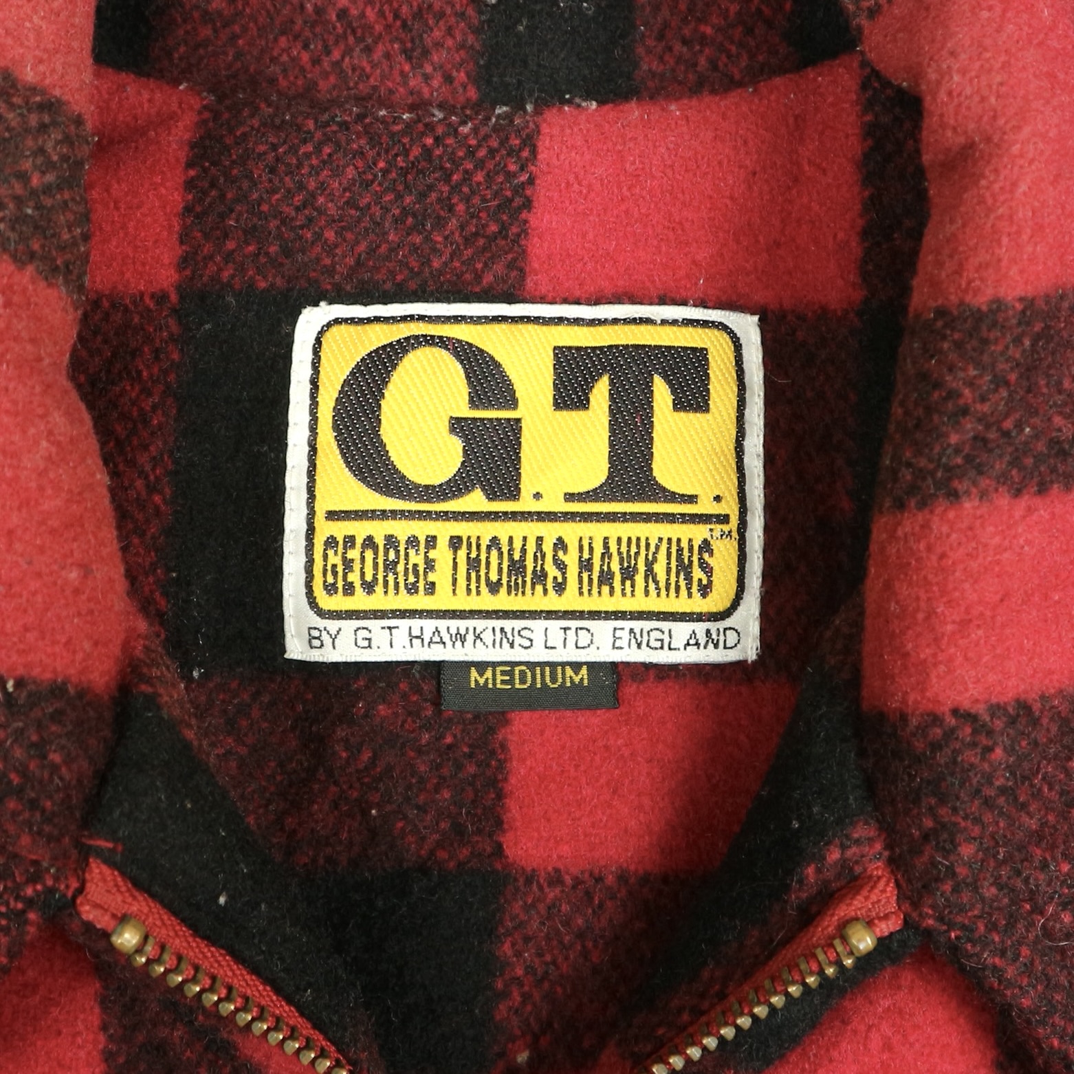 G.T. Hawkins Buffalo Plaid Jacket Size L