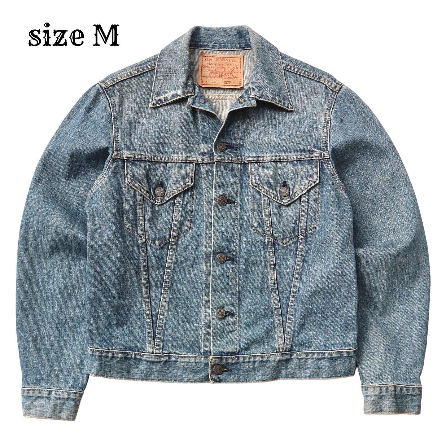 90s LEVI'S 557 Type 3 Denim Jacket Size M denimister