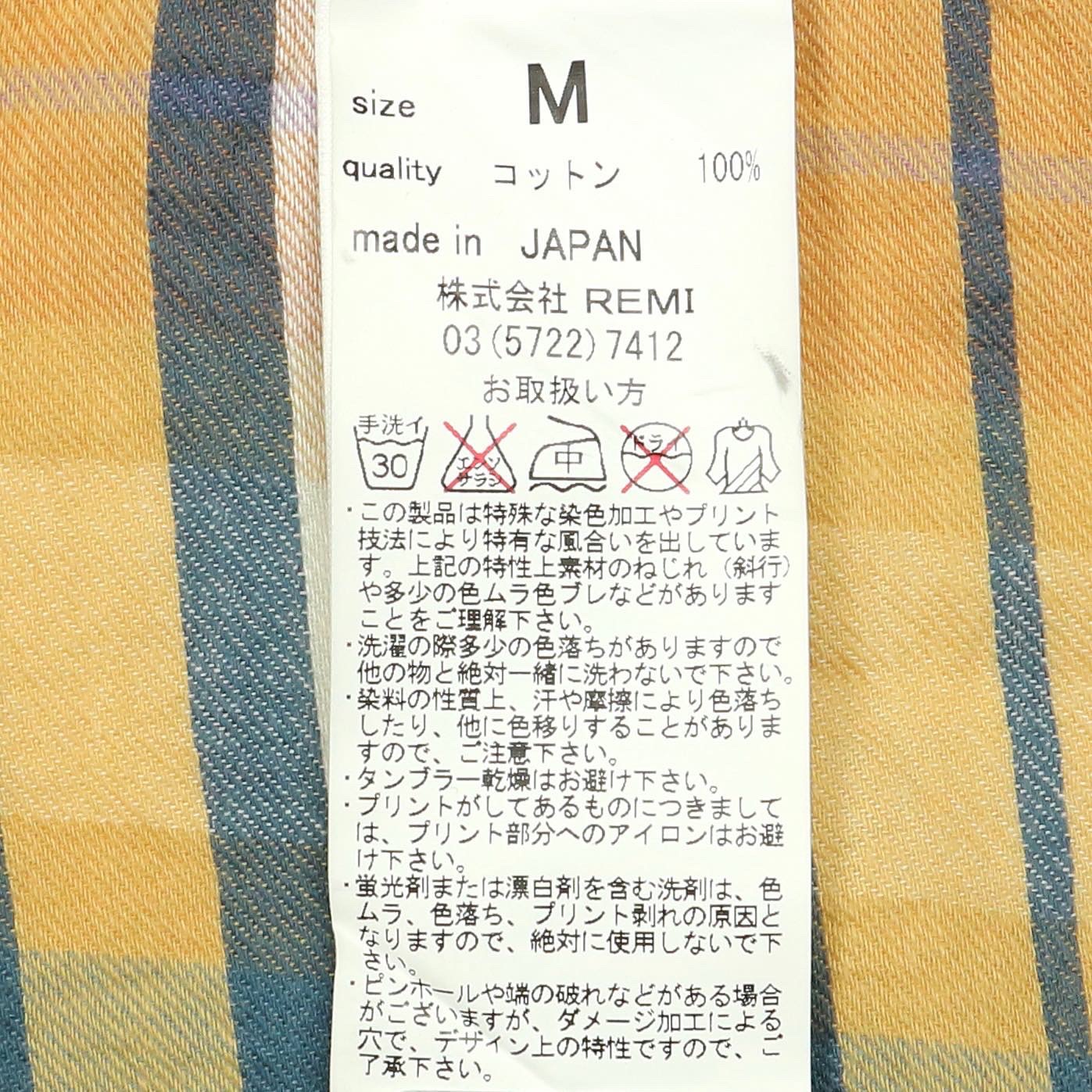 Remi Relief Made in Japan Shirt Size M