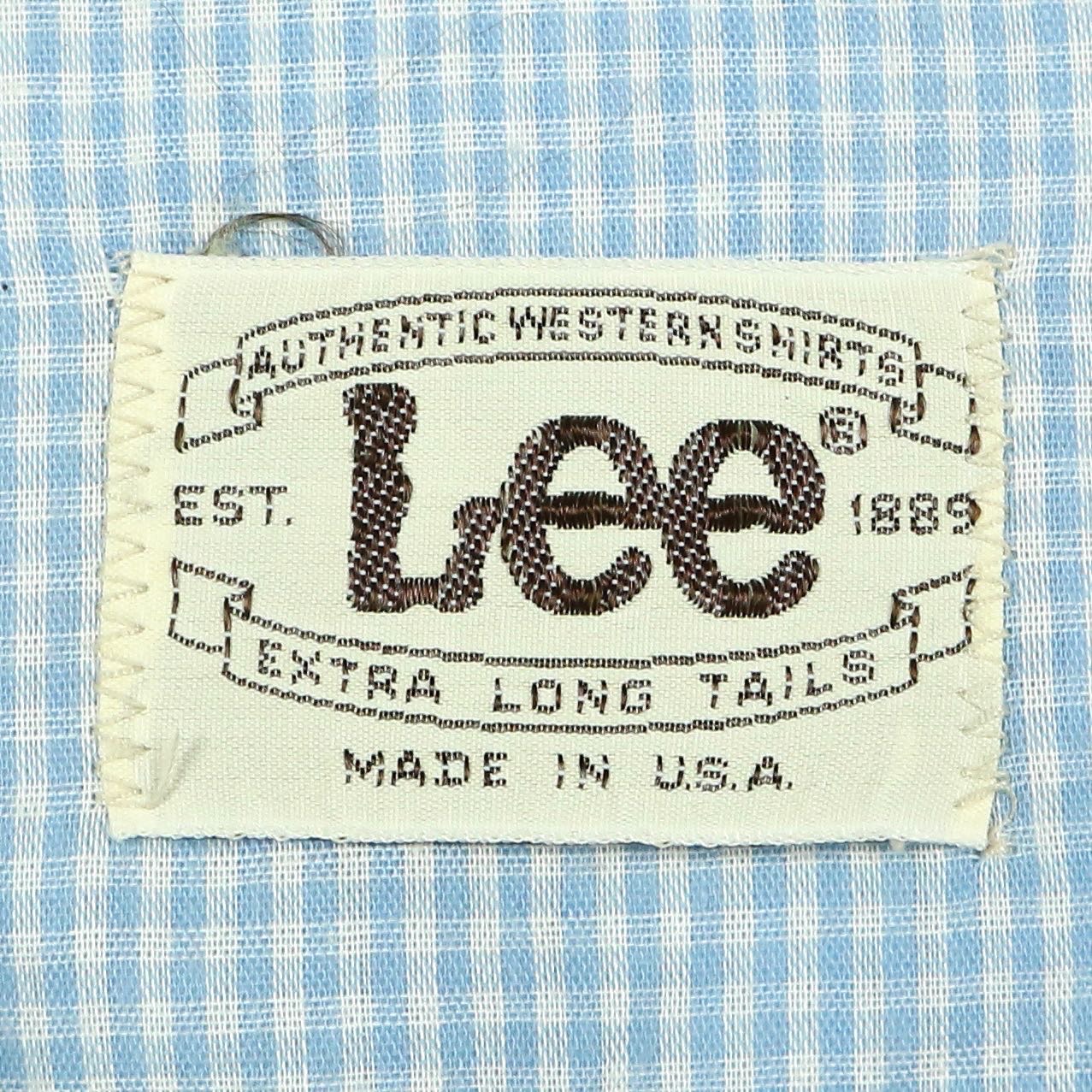 Vintage 80s Lee Western Shirt Size XL