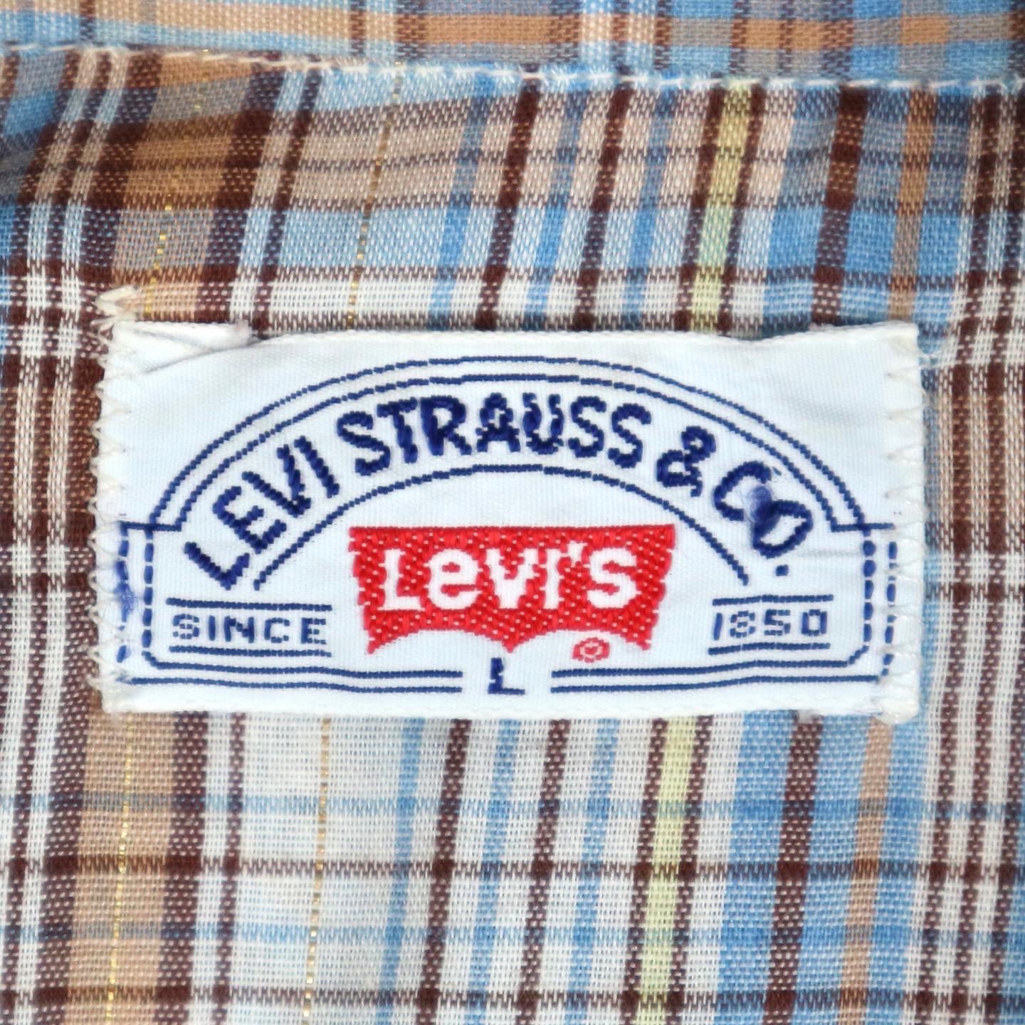 Vintage 70s Levi’s Western Shirt Size L