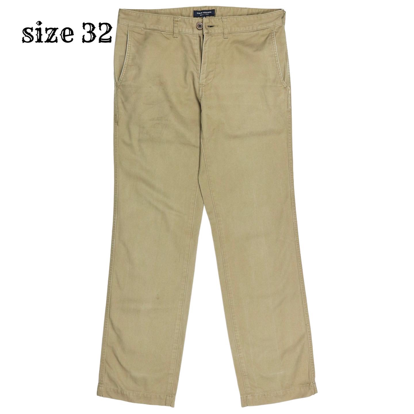 Urban Research JP Slim Khaki Pants Size 32