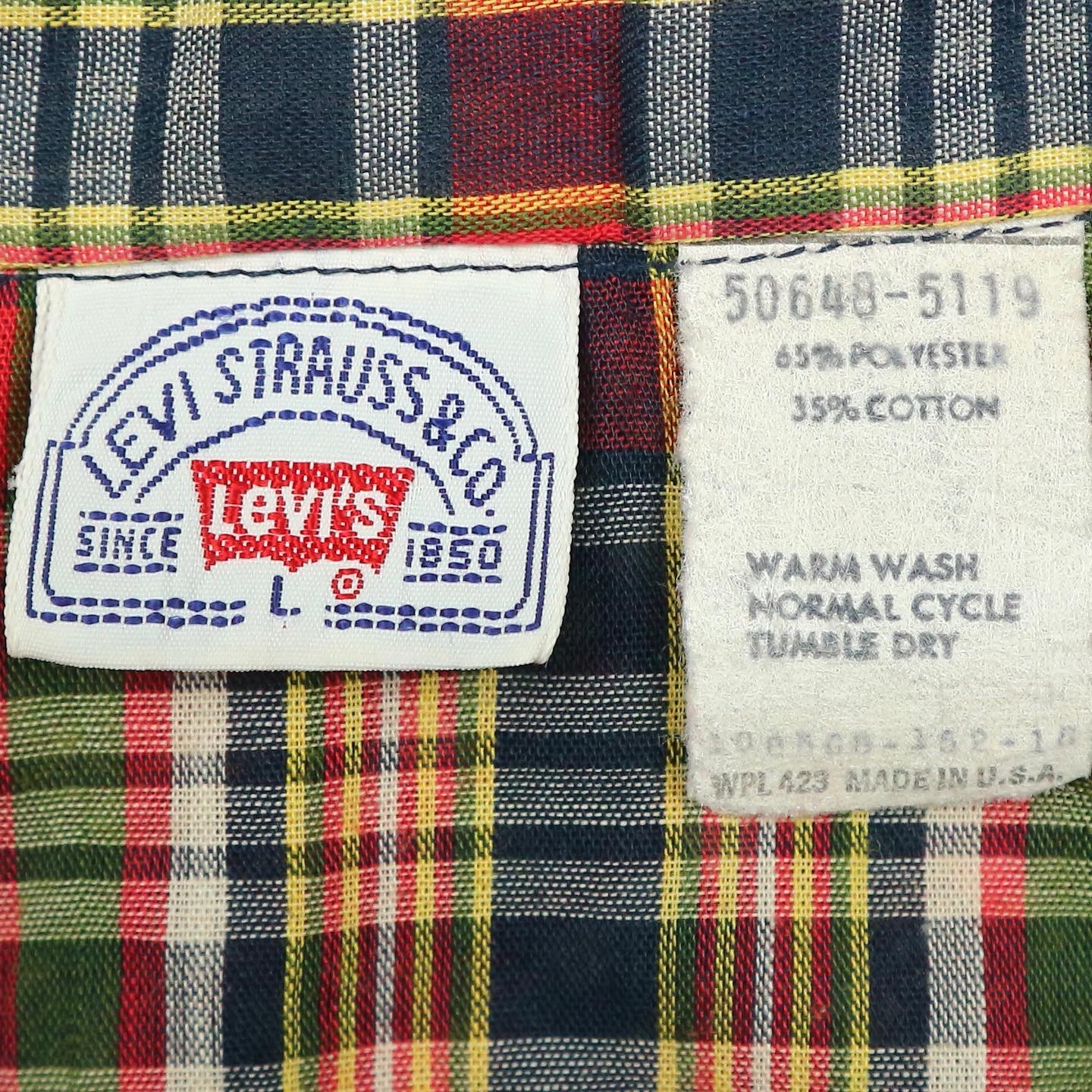 Vintage 70s Levi’s Western Shirt Size L