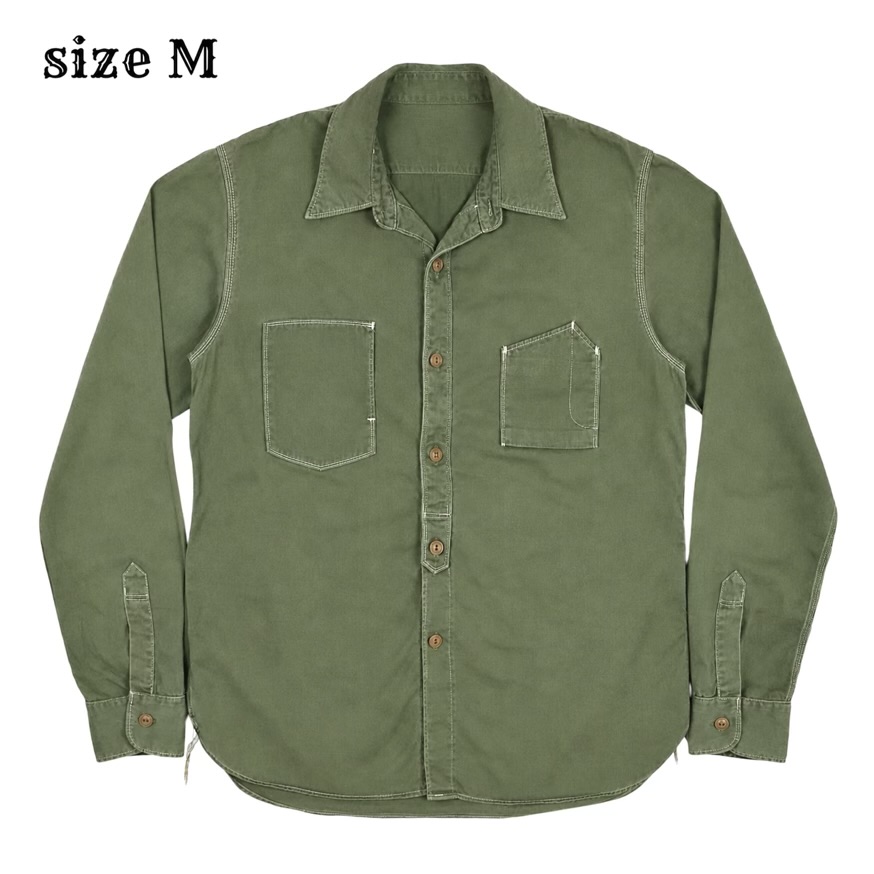 Spell Bound Japan Olive Work Shirt Size M