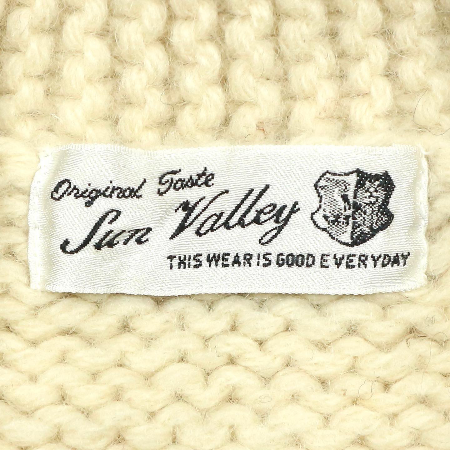Sun Valley Heavy Wool Cowichan Sweater Size S
