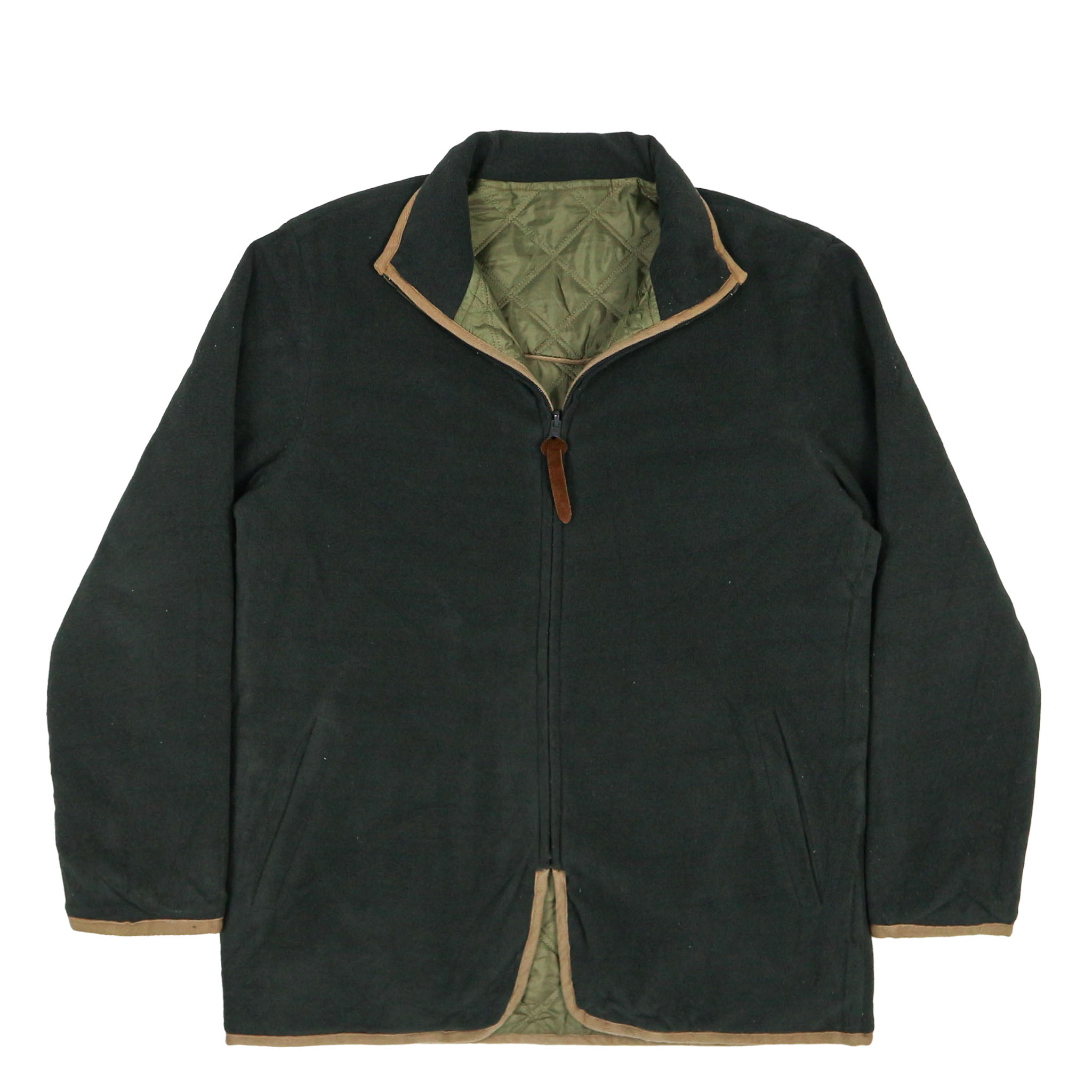 East Boy Reversible Fleece Quilted Jacket Size M