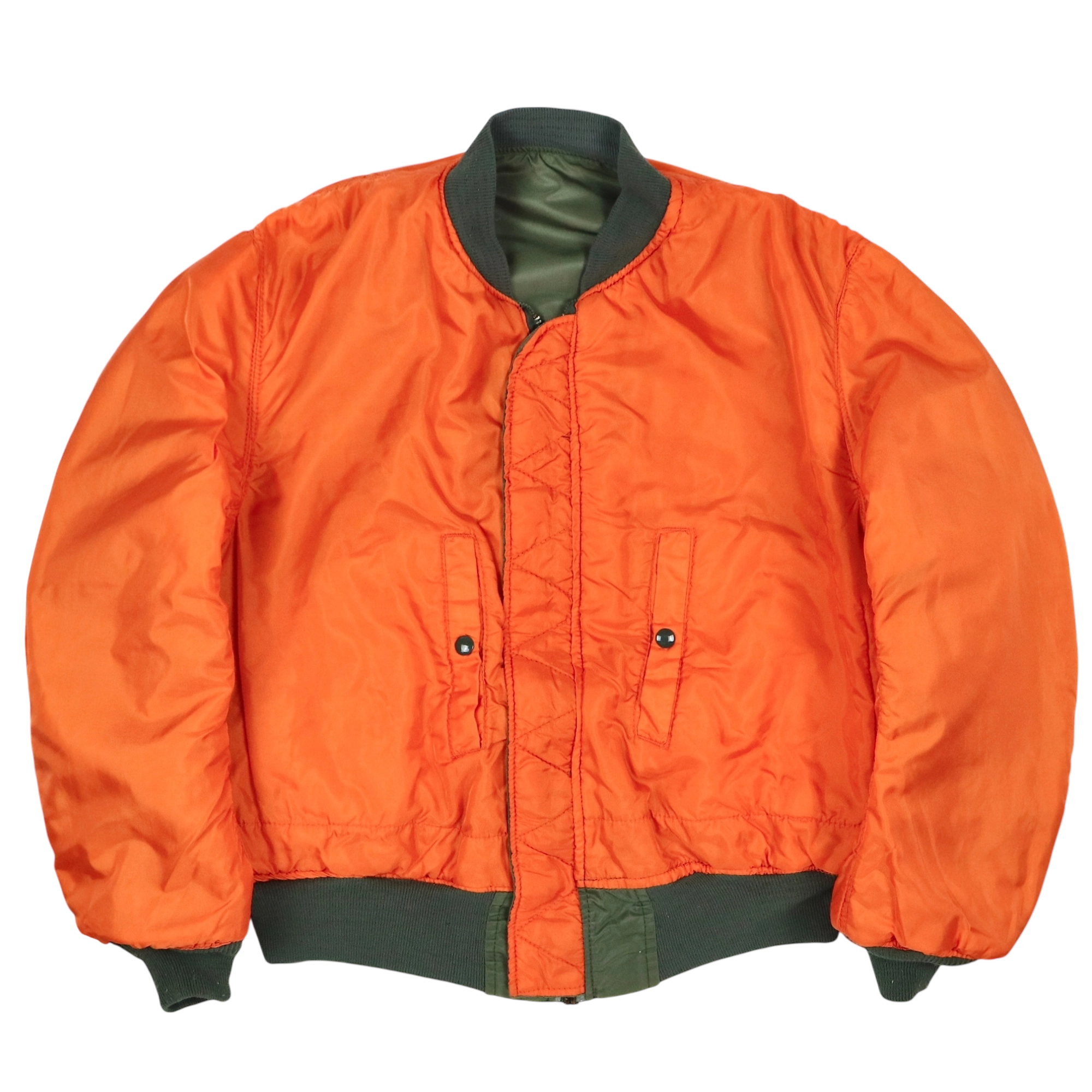 90s Alpha Industries MA-1 Flight Jacket Made in USA Size XL