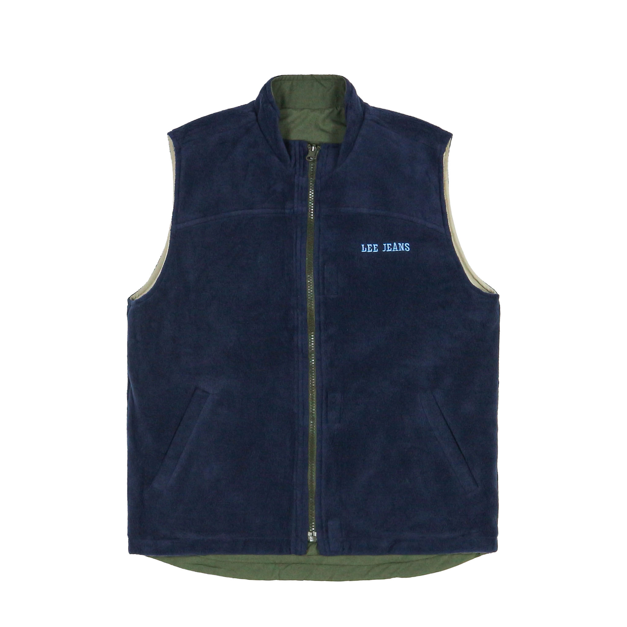 Lee Reversible Fleece Vest Size S
