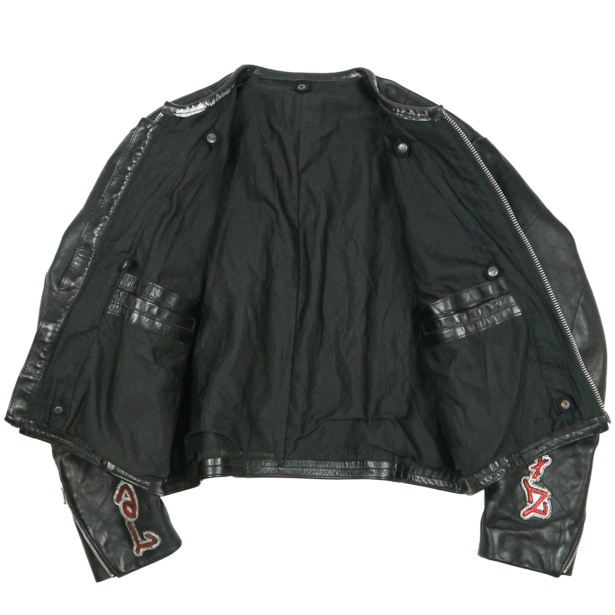 Vanson Custom Racing Leather Jacket Size XL
