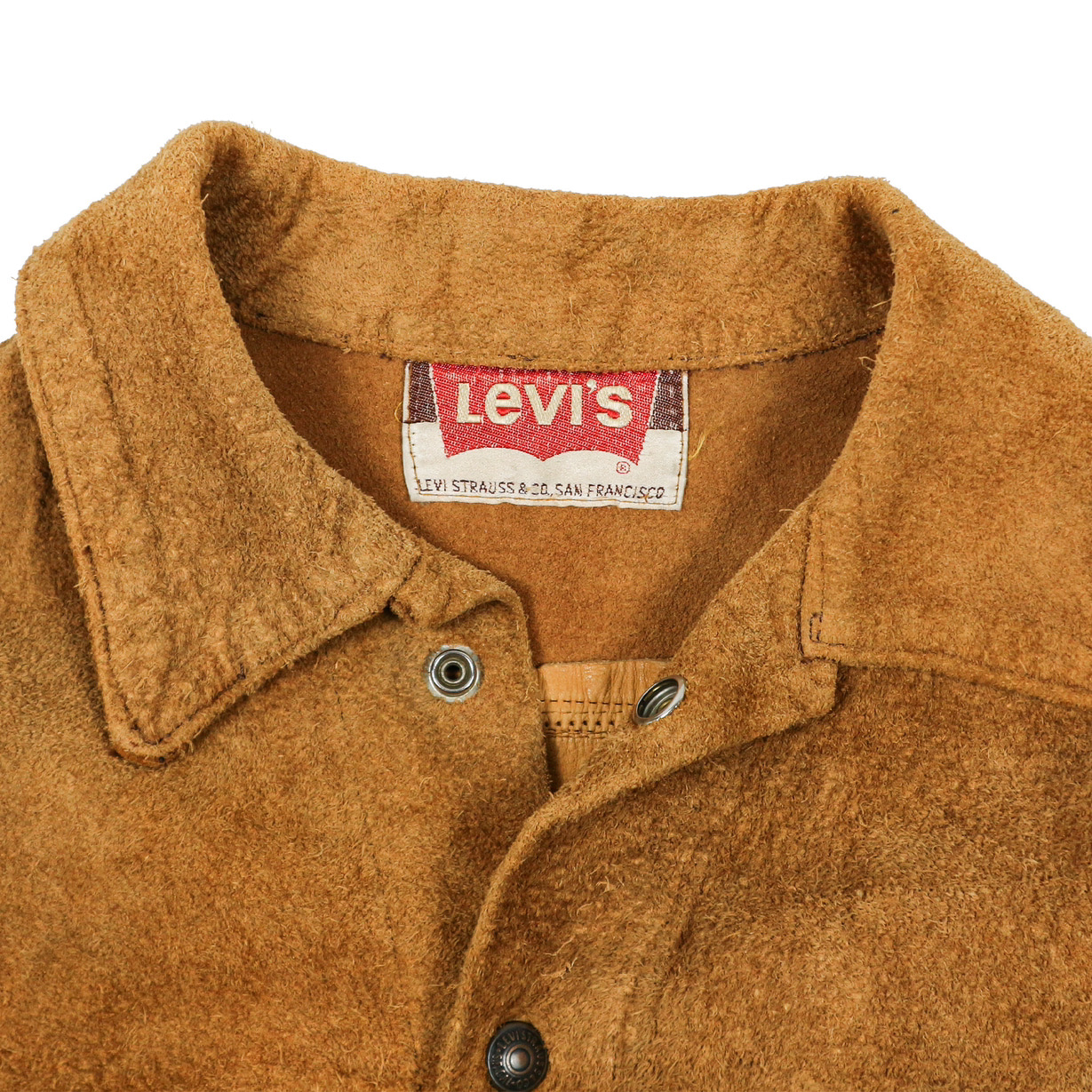 Vintage 70s Levi's USA Leather Jacket Size XS