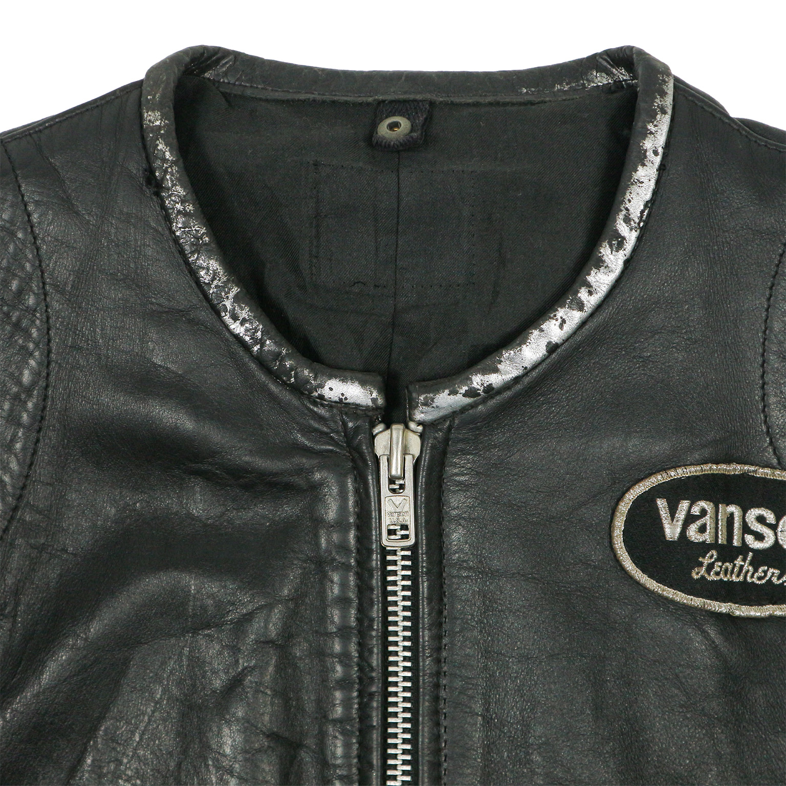 Vanson Custom Racing Leather Jacket Size XL