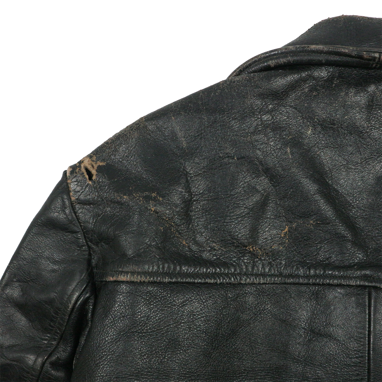 Vintage Miklos Sas NYPD Officer Leather Jacket Size L