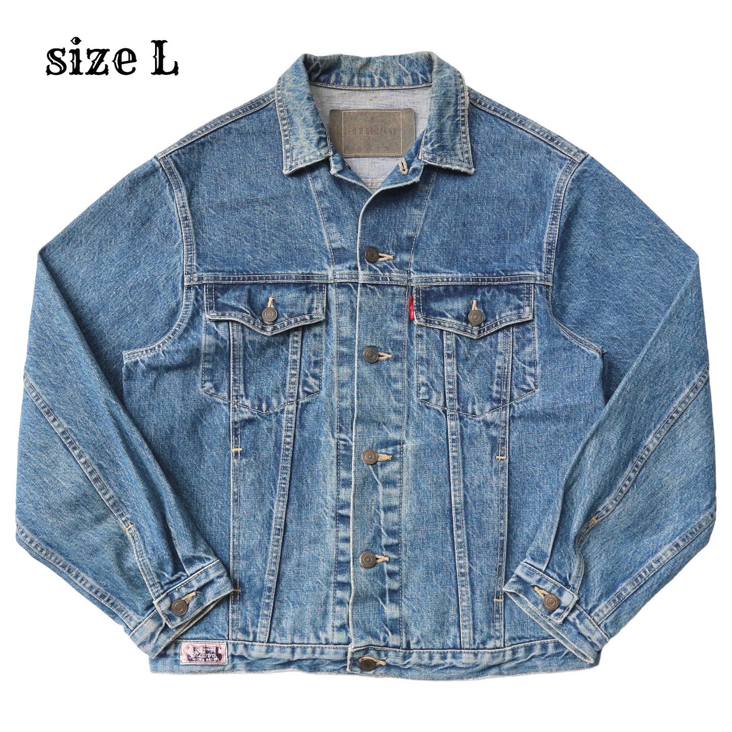 F.O.B Factory Trucker Denim Jacket Size L