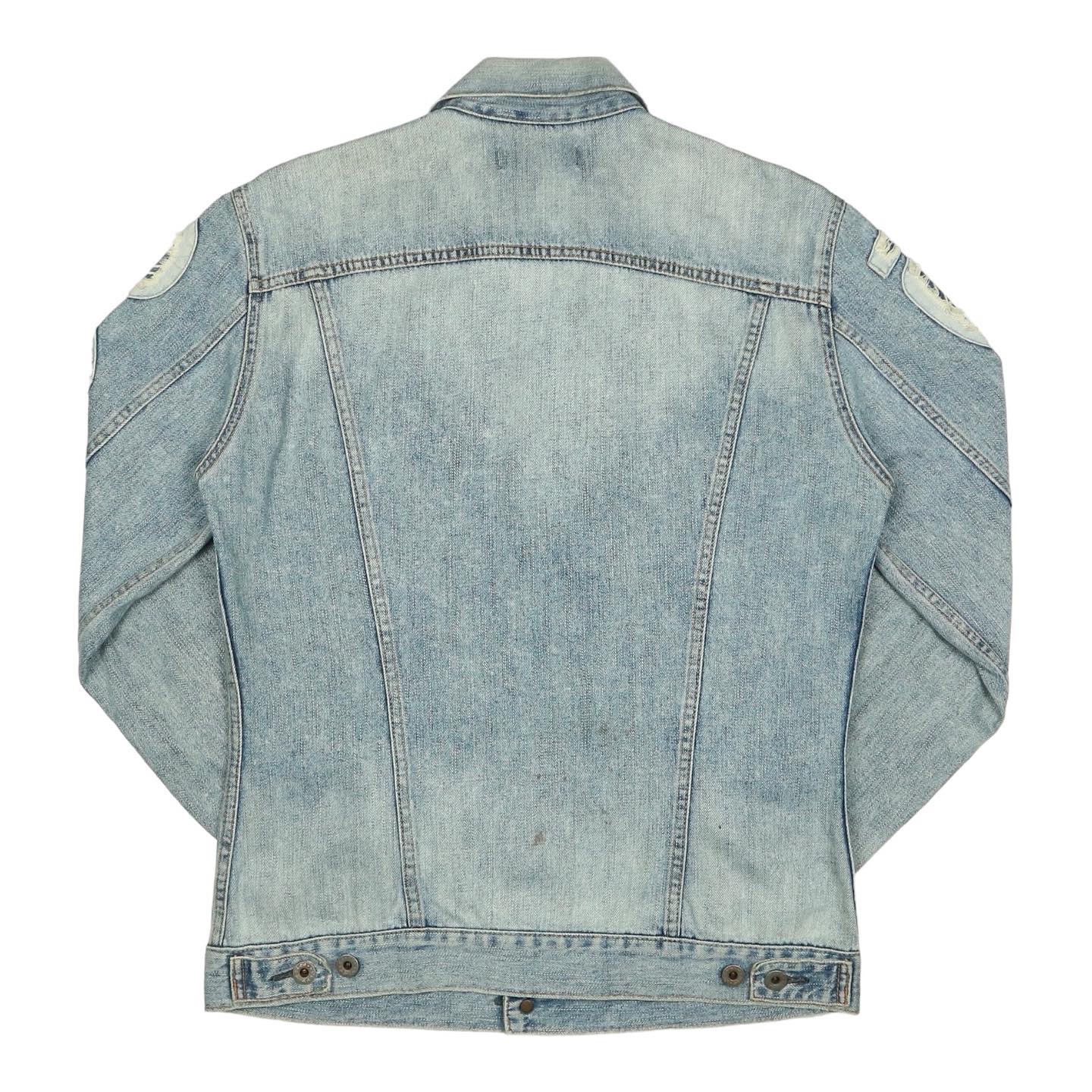 Levi’s Distress Trucker Denim Jacket Size M