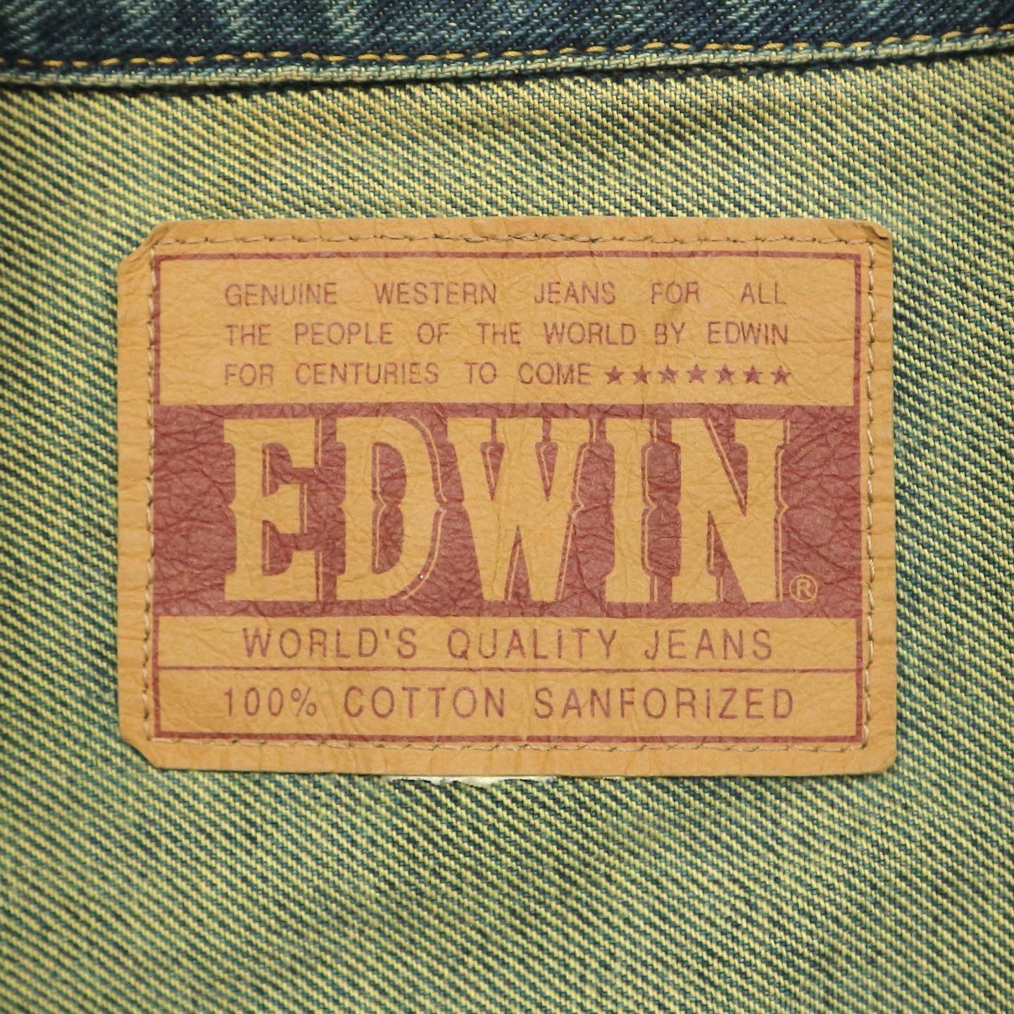 Edwin Denim Trucker Jacket Size S