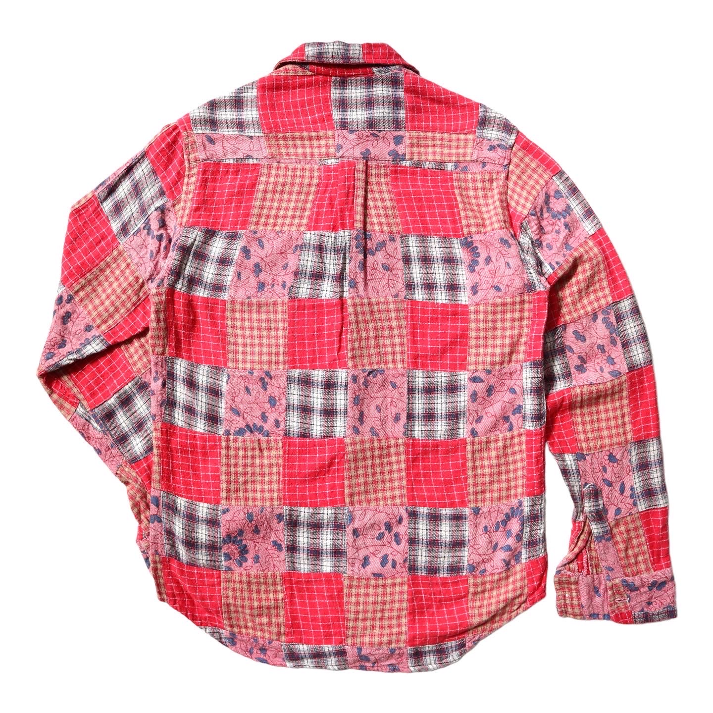 SPICE ISLAND Patchwork Shirt Size S