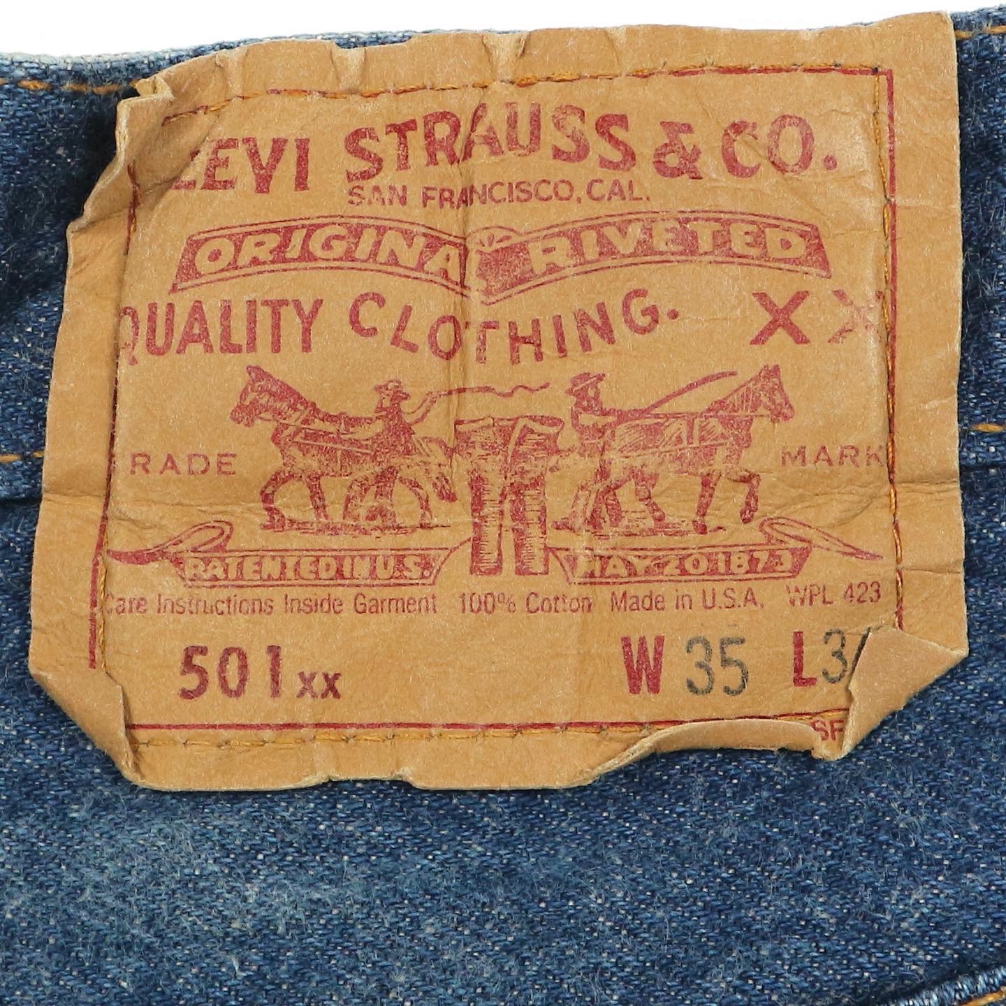 Vintage 80s Levi’s 501 USA Denim Jeans Size 33