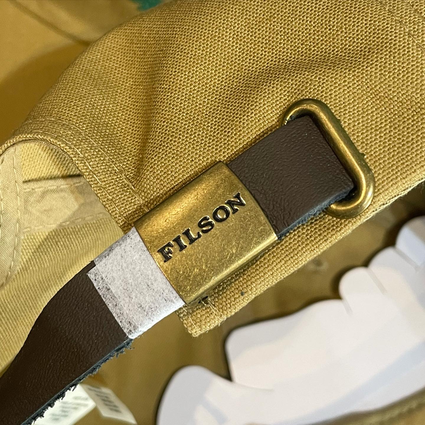 Filson Dry Tin Logger Cap - Gold Tan