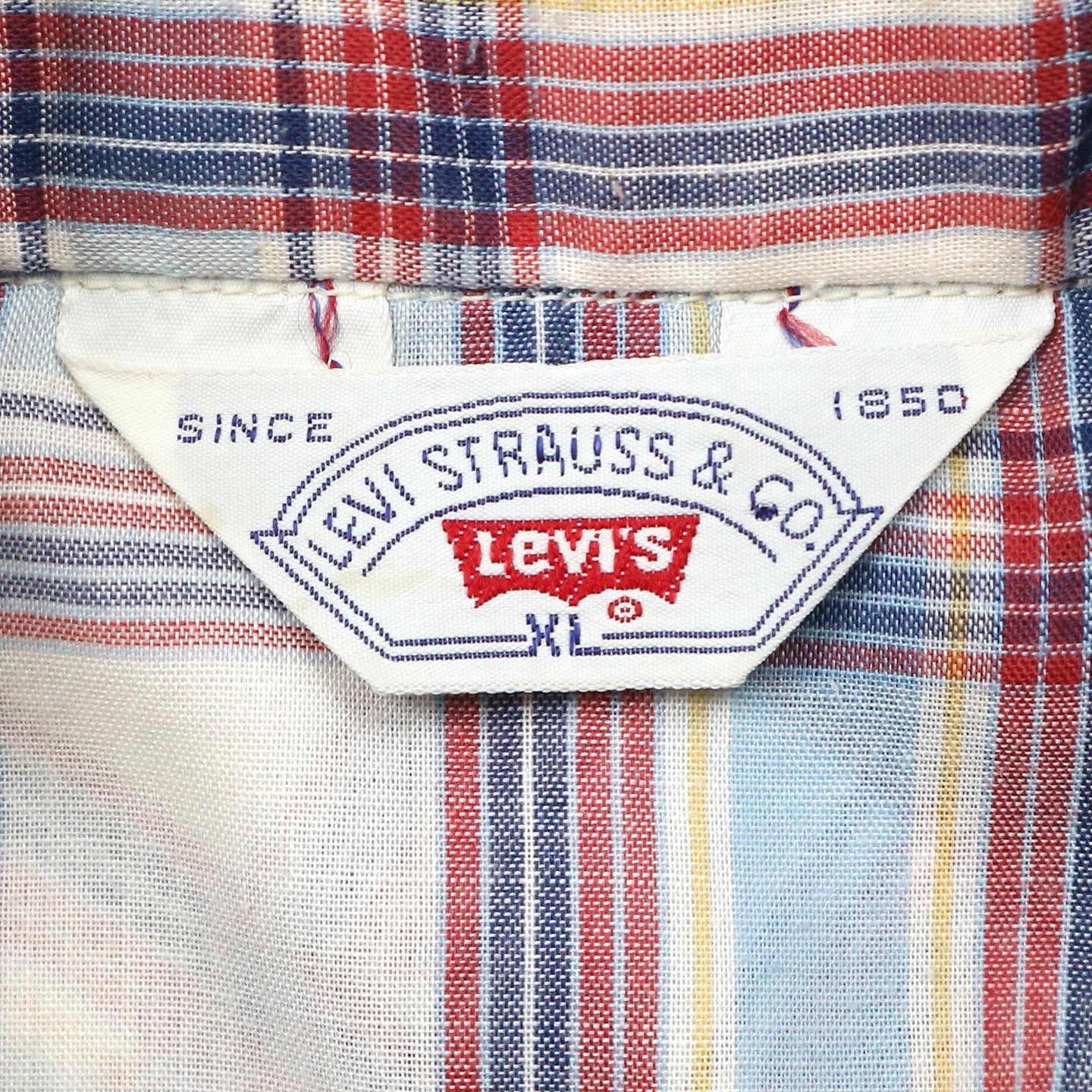 Vintage 70s Levi’s Western Shirt Size XL