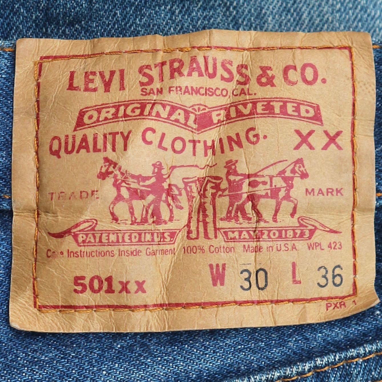 90s Levi's 501 USA Denim Jeans Size 28/29 denimister