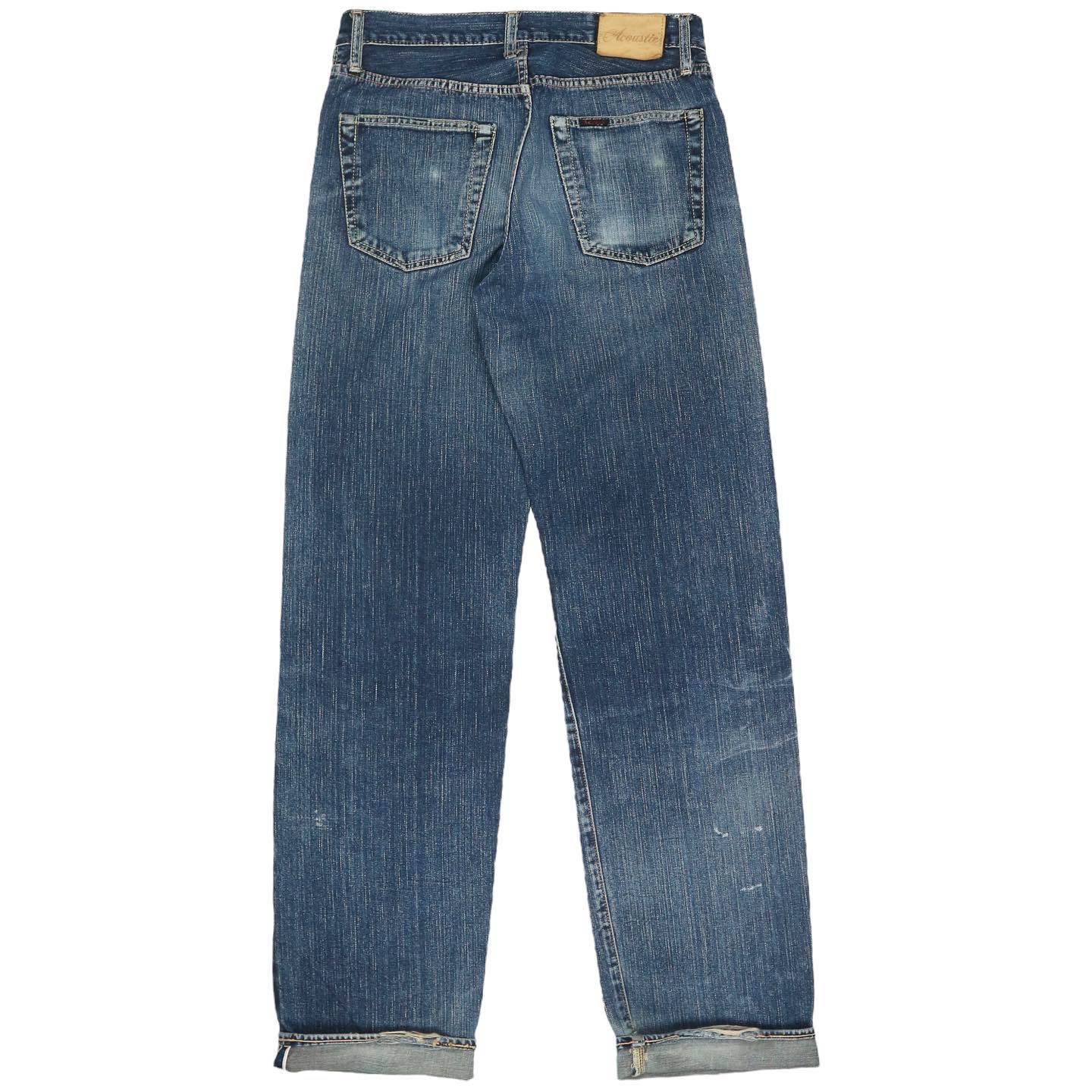 Acoustic Selvedge Denim Jeans Size 28
