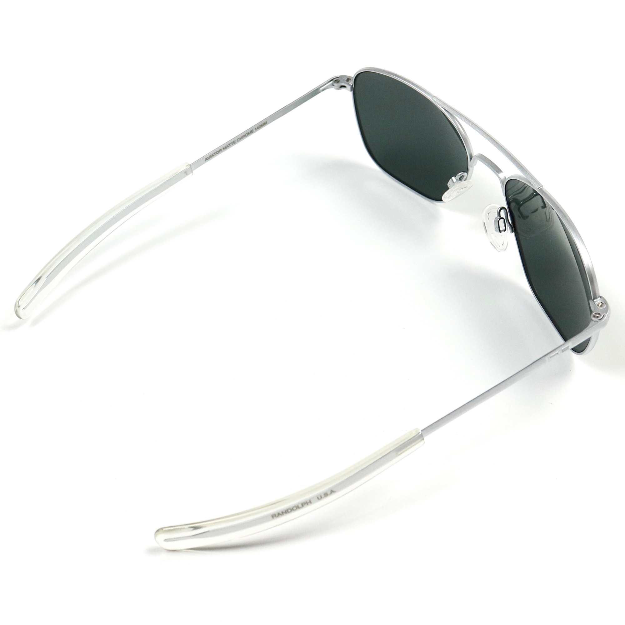 Randolph Engineering Aviator Matte Chrome Sunglasses [58-20]