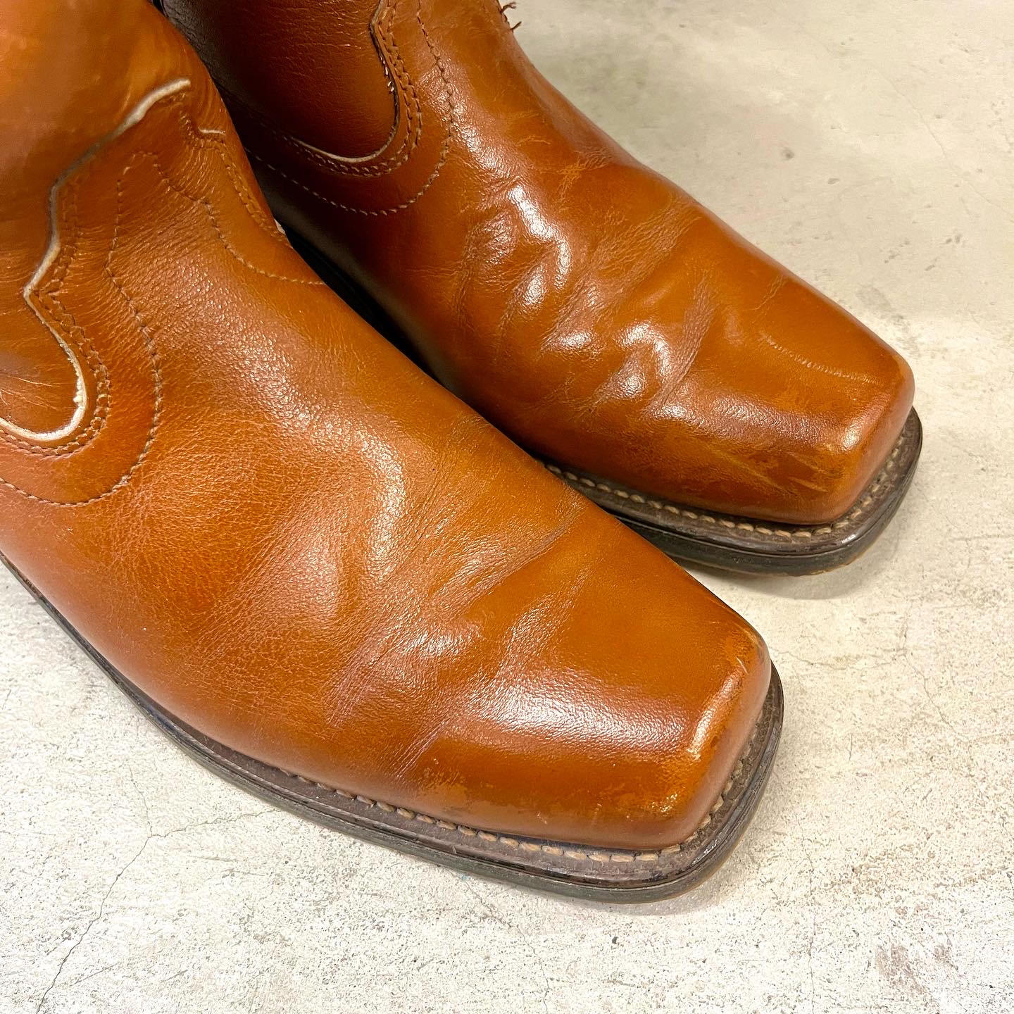 Vintage 80s Sears Cowboy Boots Size 9.5D