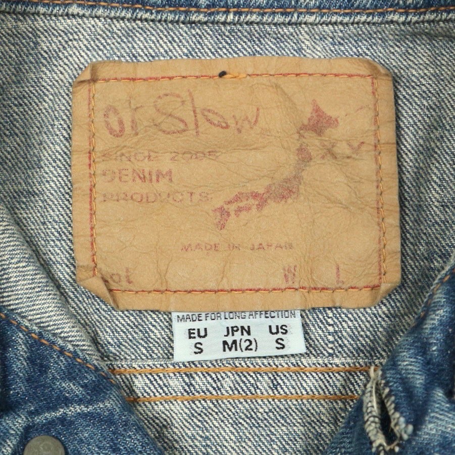 orSlow Women Type 3 Denim Jacket Size S