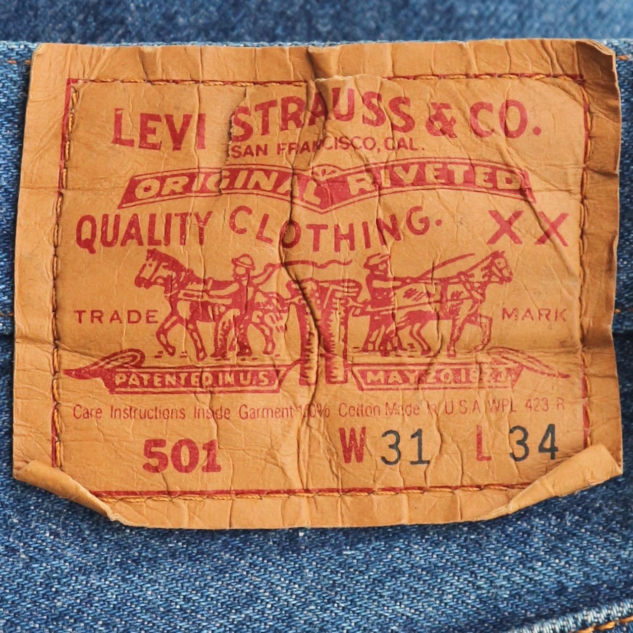 90s Levi's 501 USA Denim Jeans Size 29 denimister