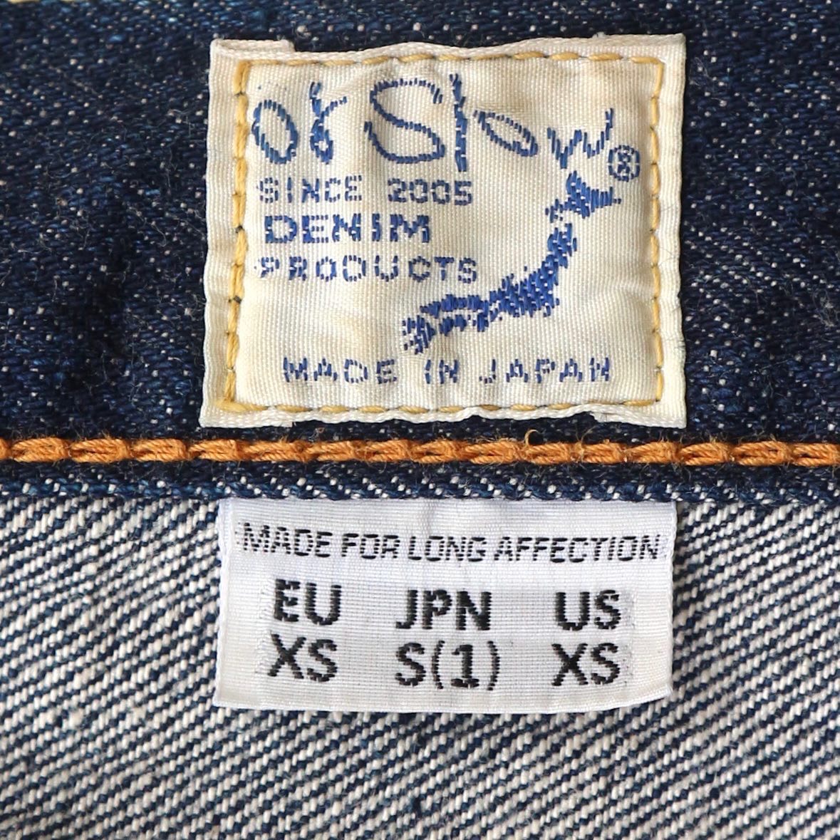 OrSlow Selvedge Denim Jeans Size 32 denimister