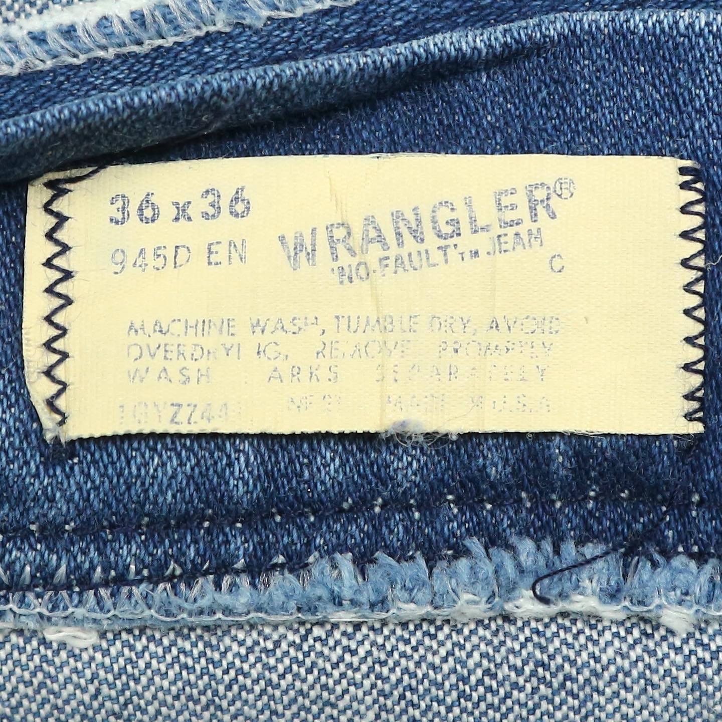 Vintage 80s Wrangler Denim Jeans Size 34