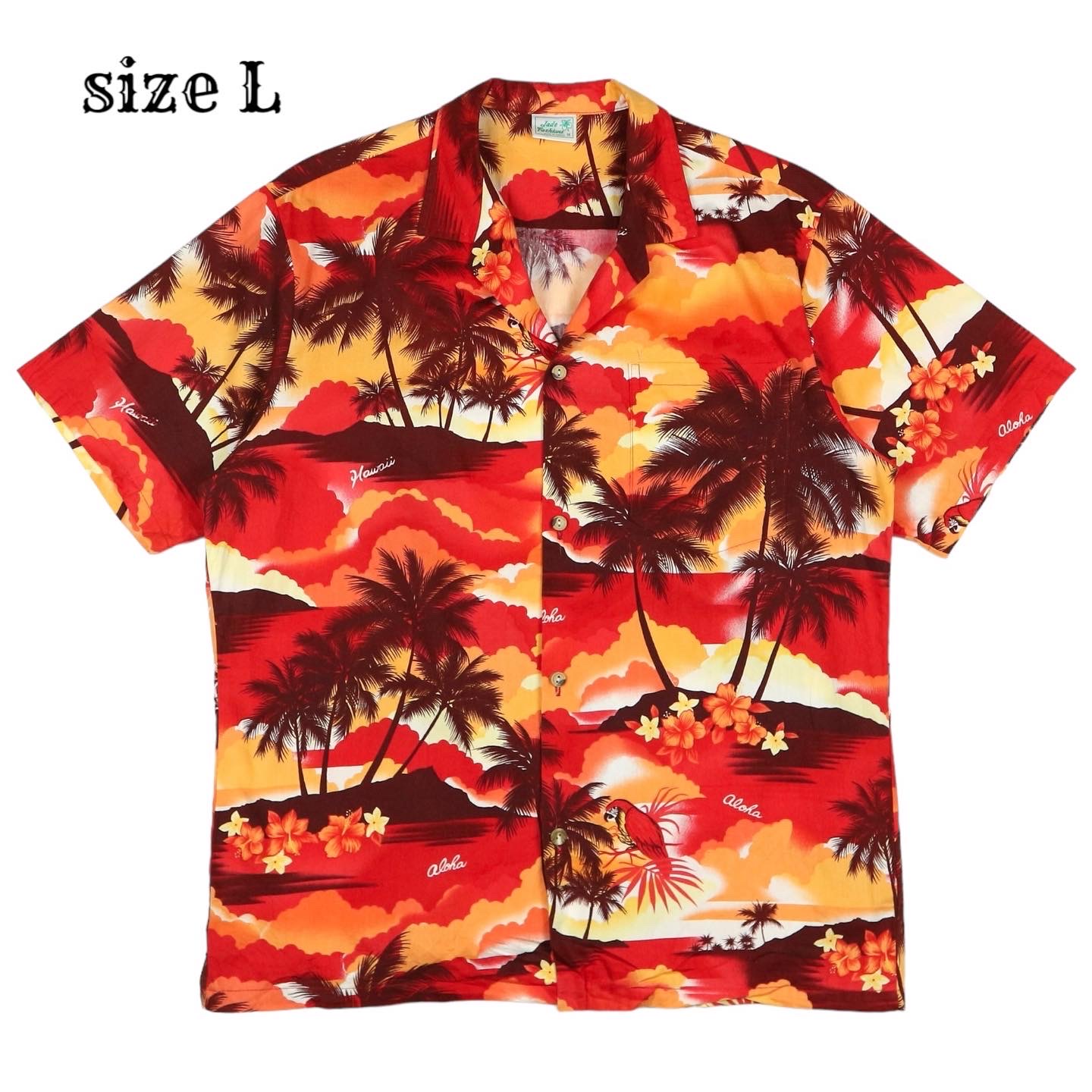 Jade Hawaiian Shirt Size L