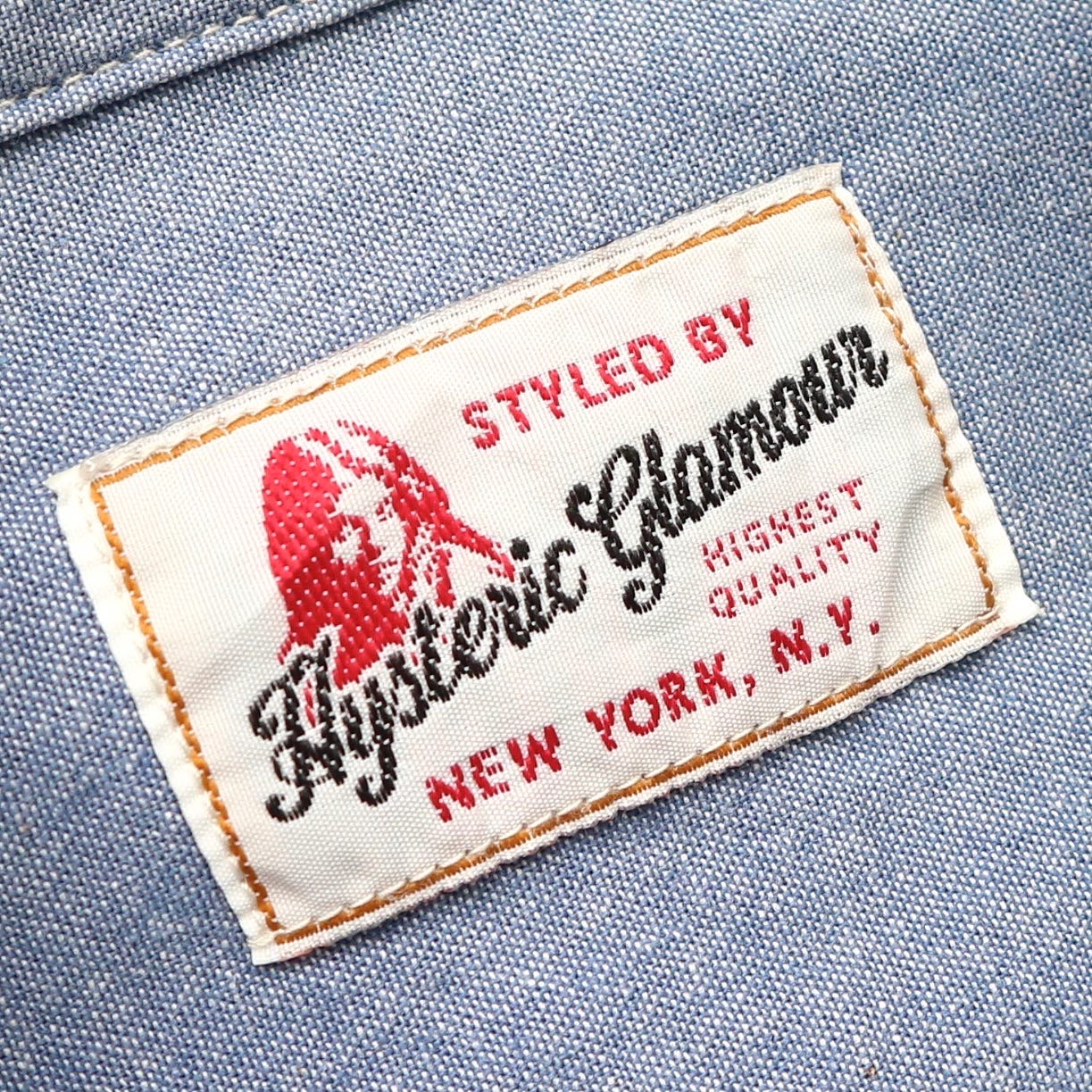 Hysteric Glamour Selvedge Chambray Work Shirt Size XS