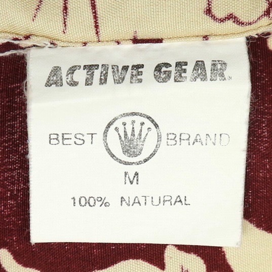 Active Gear L/S Hawaiian Shirt Size L