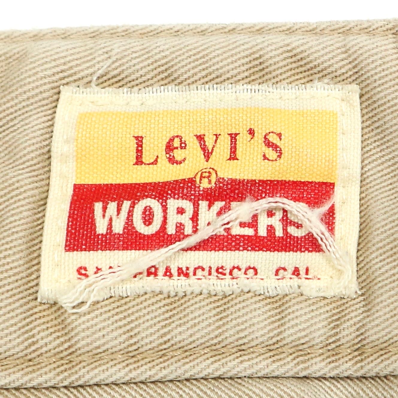 90s Levi's Japan Khaki Trousers Size 28