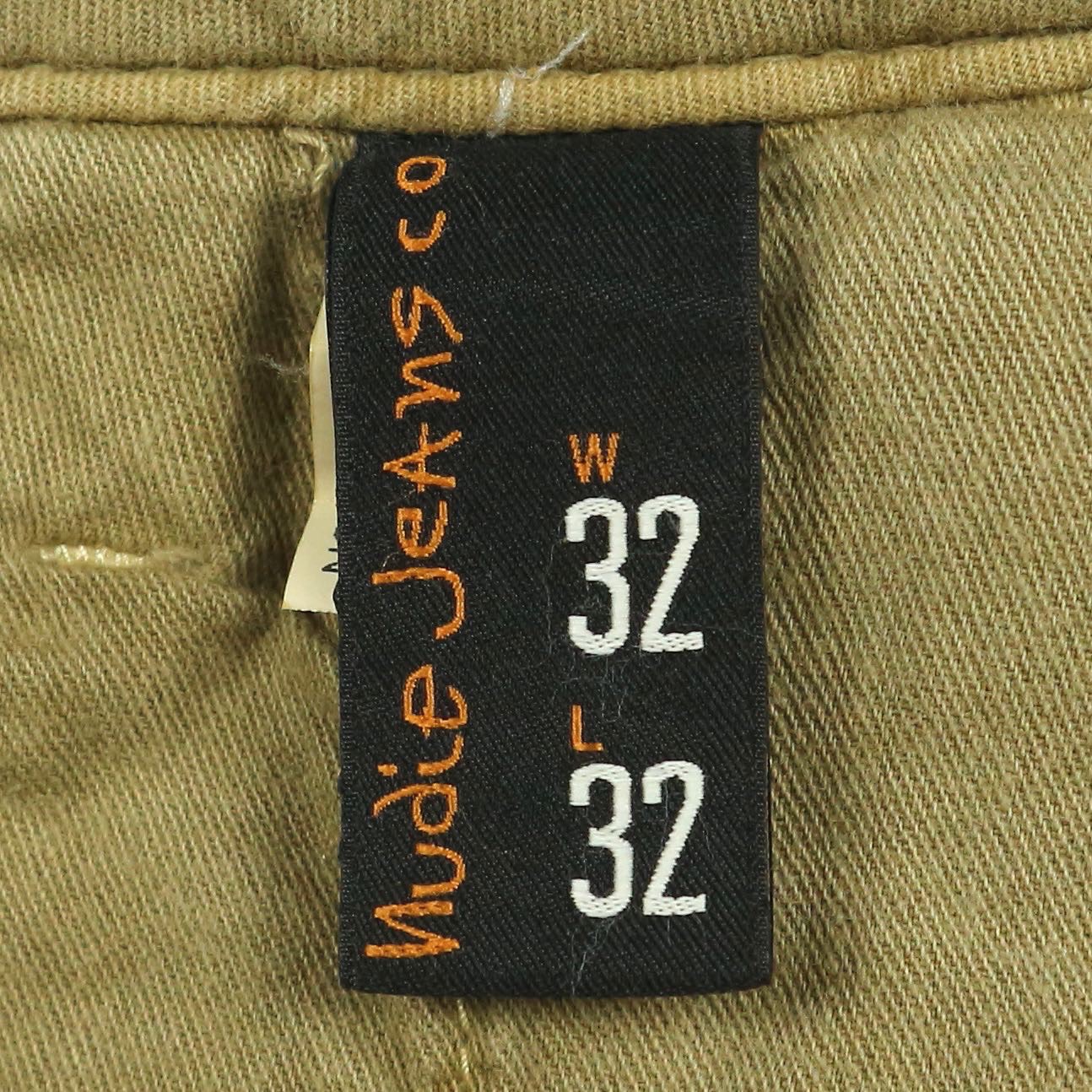 Nudie Jeans Slim Fit Khaki Pants Size 33
