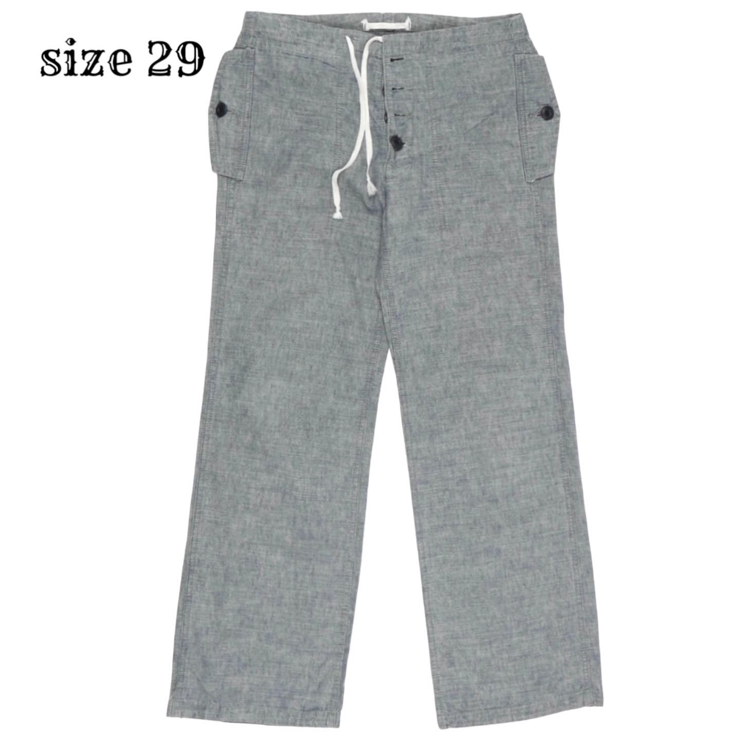 CS Corperation Japan Chambray Pants Size 29