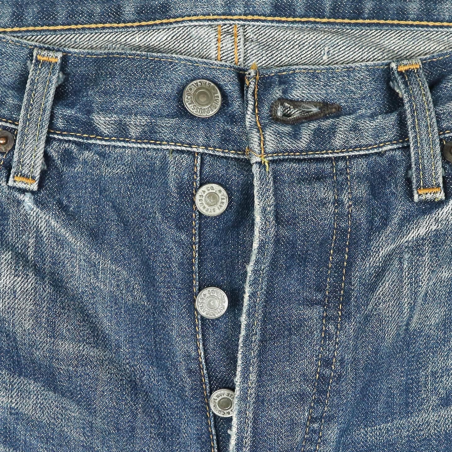 LEVI’S VINTAGE CLOTHING 1971 501 Selvedge Denim Jeans Size 34