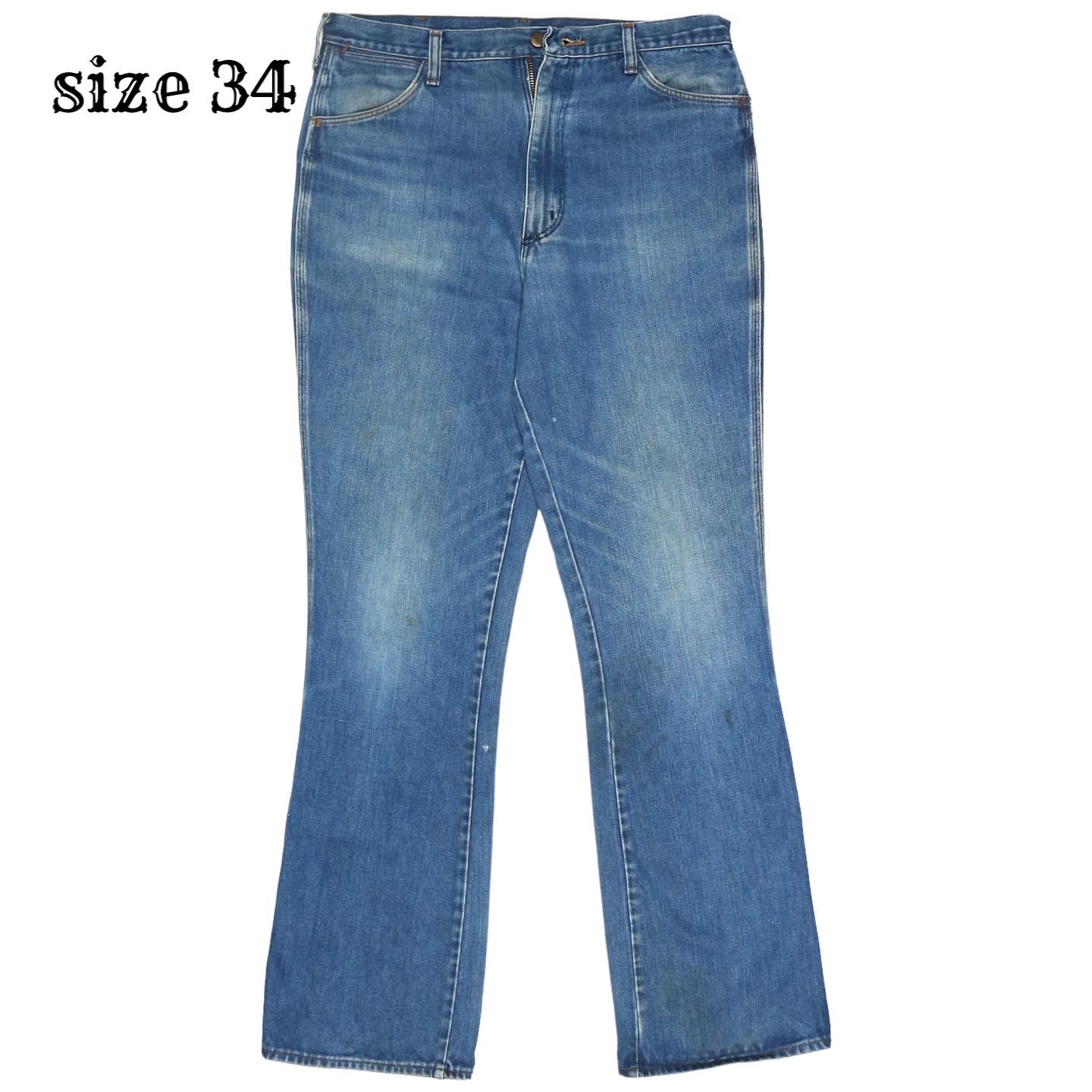 Vintage 80s Wrangler Denim Jeans Size 34