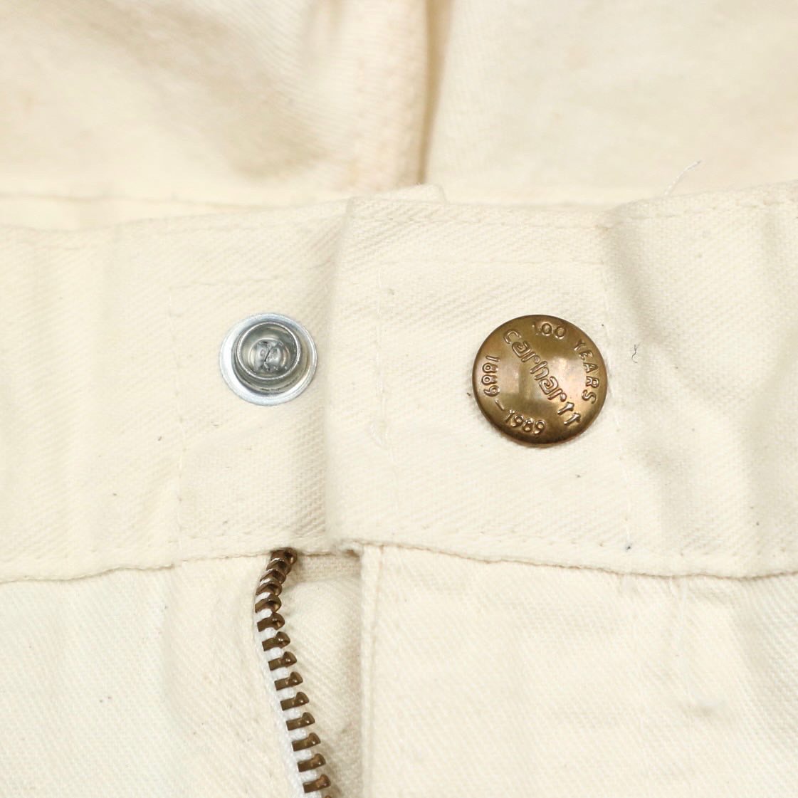 1989 Carhartt 100 Years White Shorts Size 30