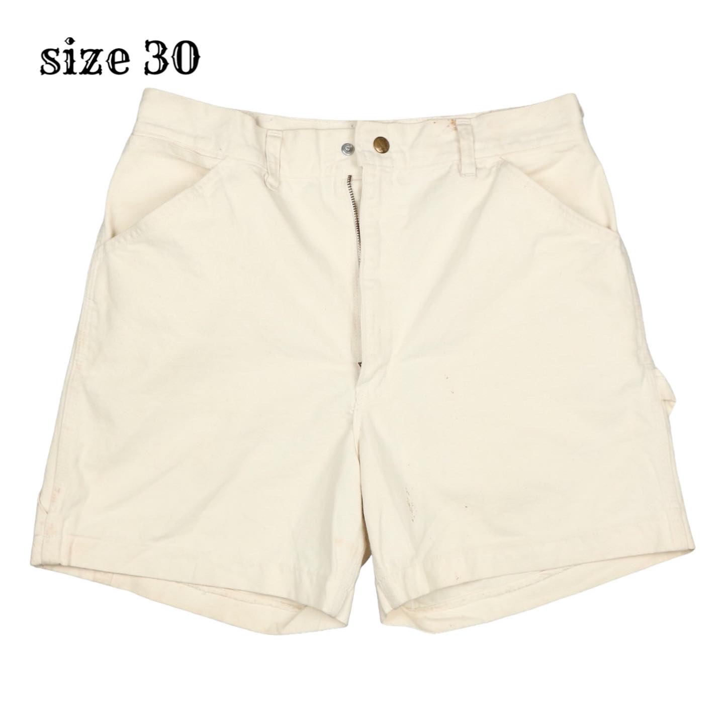 1989 Carhartt 100 Years White Shorts Size 30